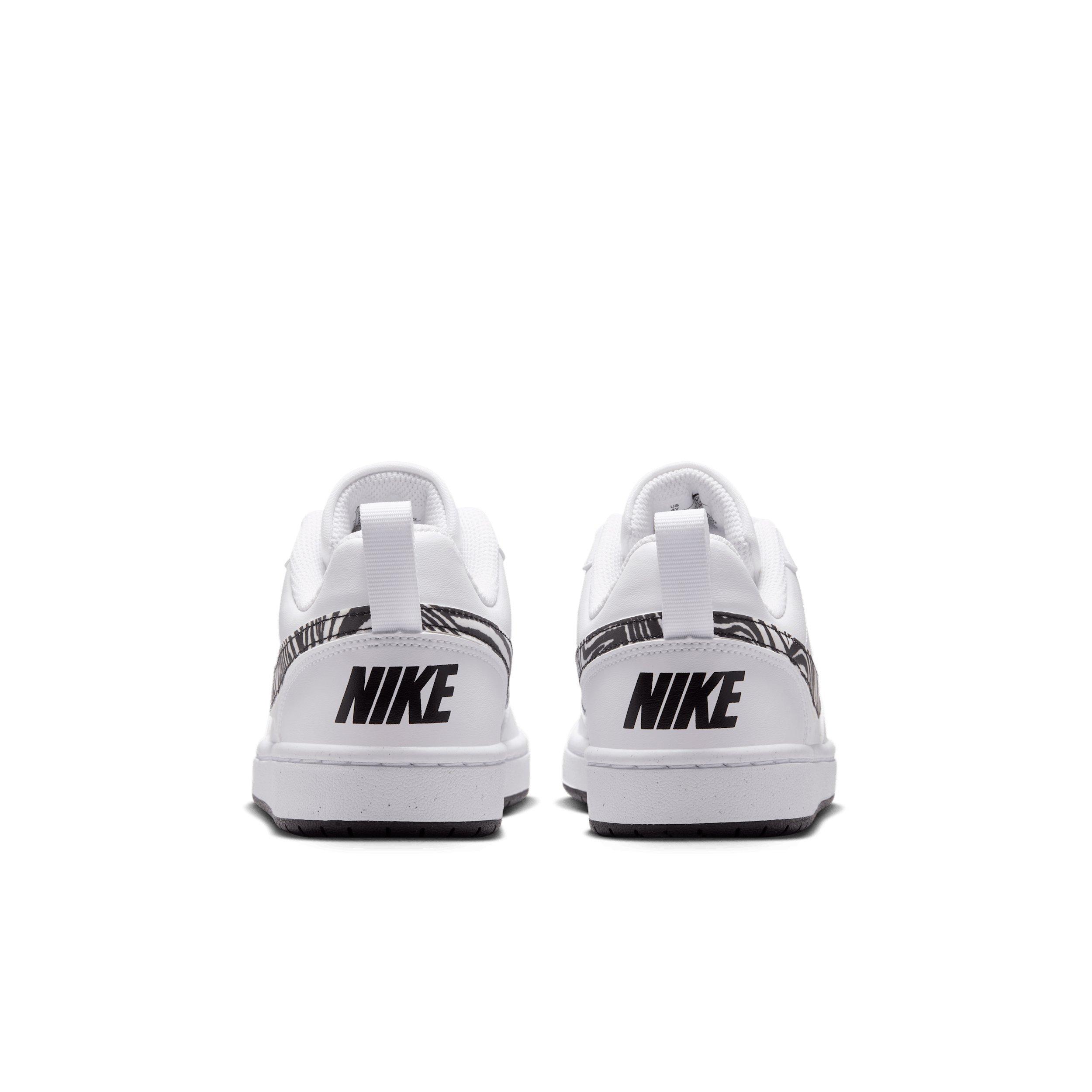 Nike Court Borough Low "White/Black" Grade School Boys' Shoe - WHITE/BLACK Thumbnail View 5