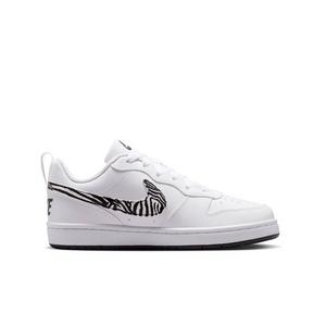 Nike Court Borough Low "White/Black" Grade School Boys' Shoe