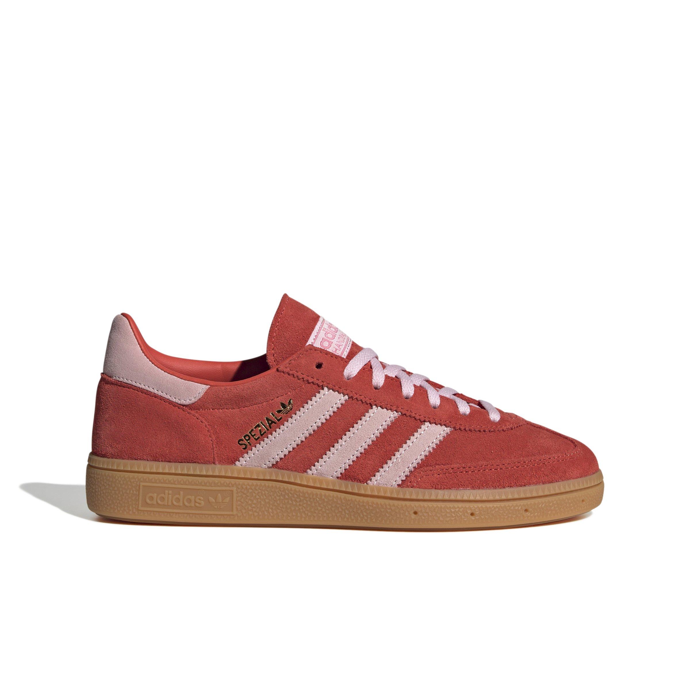 adidas Originals Handball Spezial "Bright Red/Clear Pink/Gum 1" Women's Shoe - RED/PINK/GUM Thumbnail View 1
