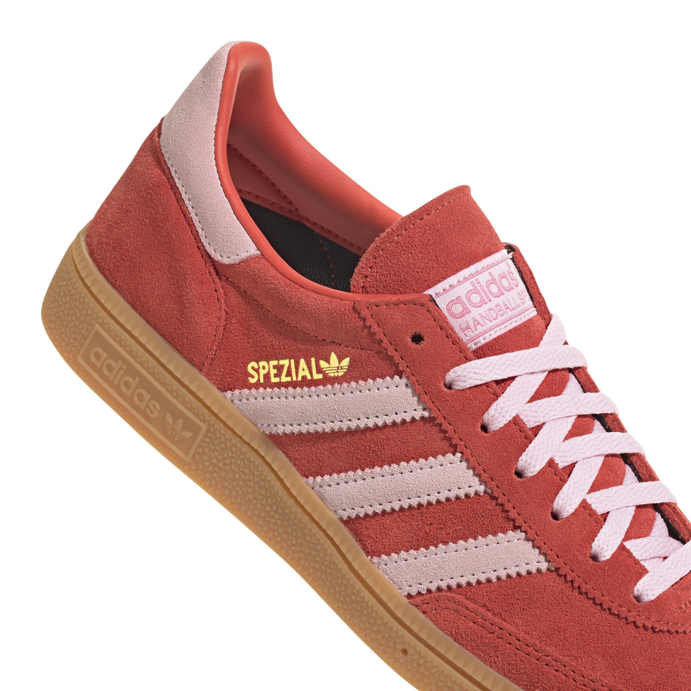 adidas Originals Handball Spezial "Bright Red/Clear Pink/Gum 1" Women's Shoe - RED/PINK/GUM Thumbnail View 8