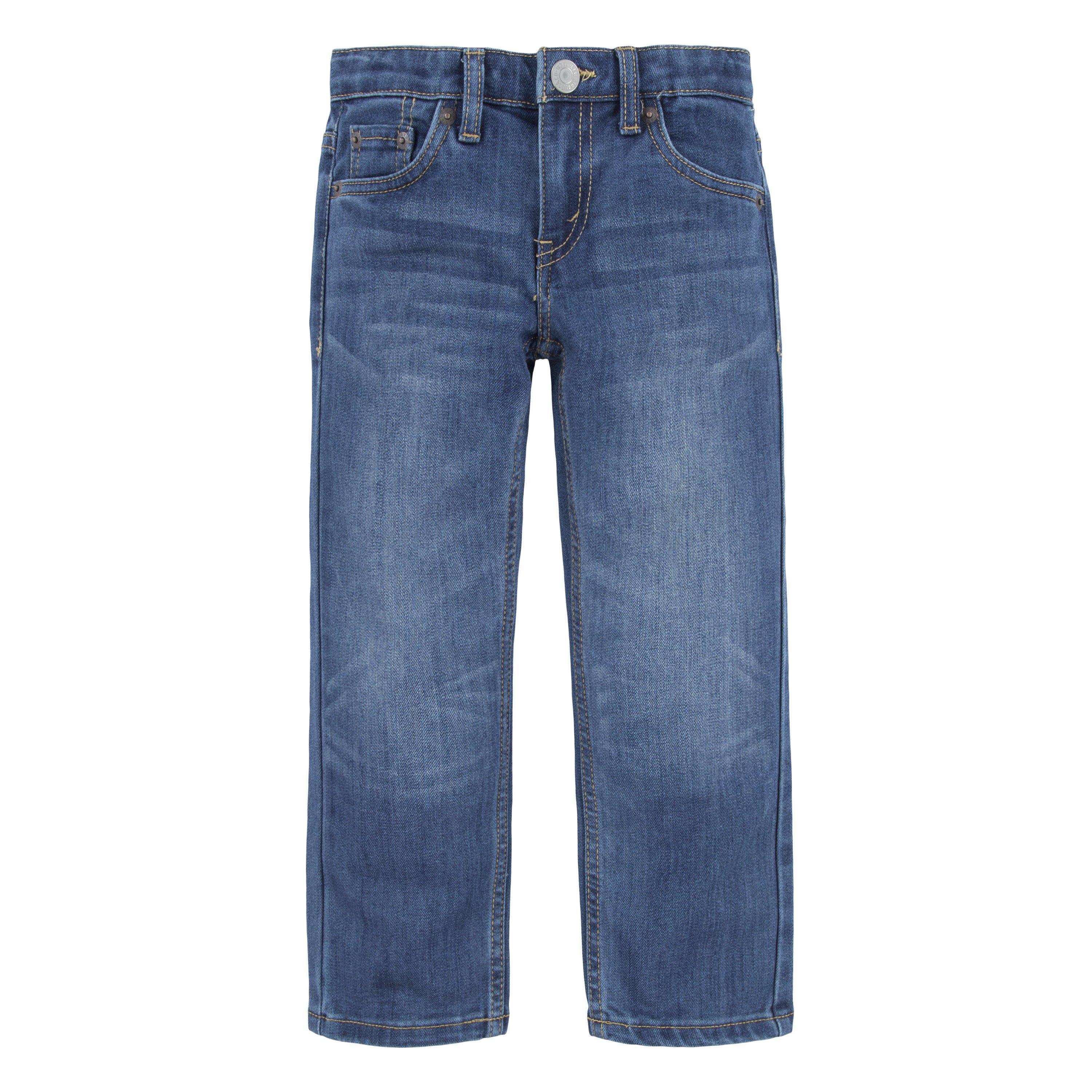 Levi's Little Boys' 511 Eco-Soft Performance Slim Fit Med Wash Well Worn Blue Denim Jeans - WELL WORN BLUE Thumbnail View 8