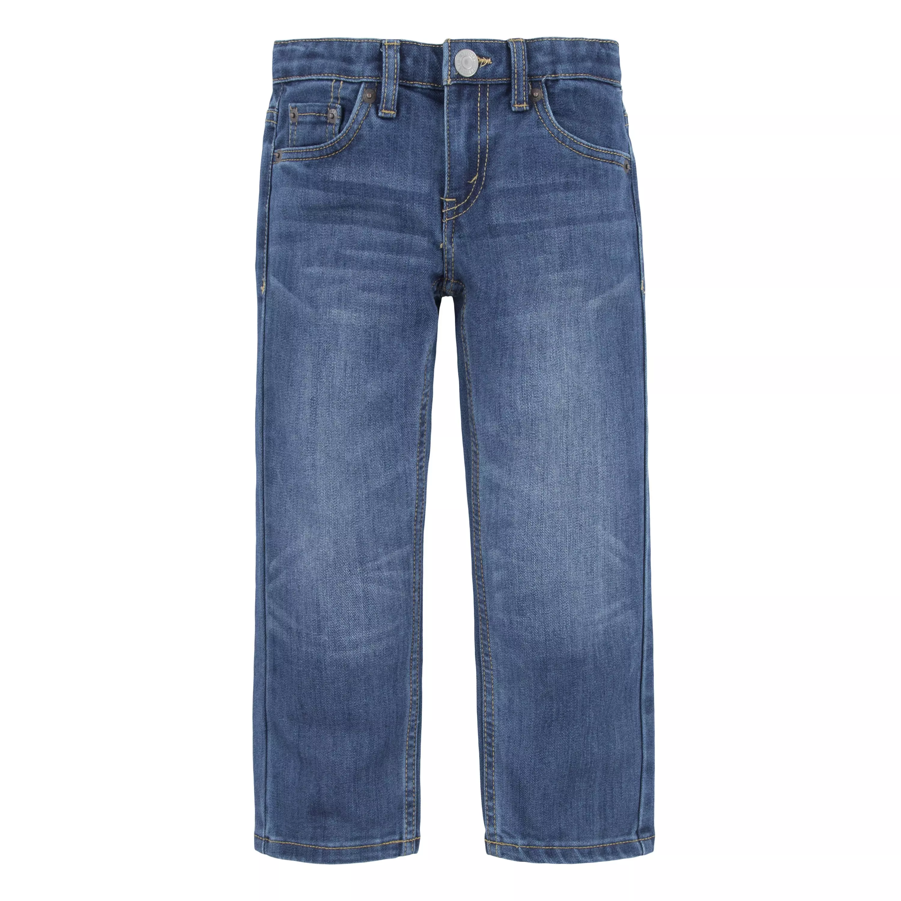 Levi's Little Boys' 511 Eco-Soft Performance Slim Fit Med Wash Well Worn Blue Denim Jeans - WELL WORN BLUE