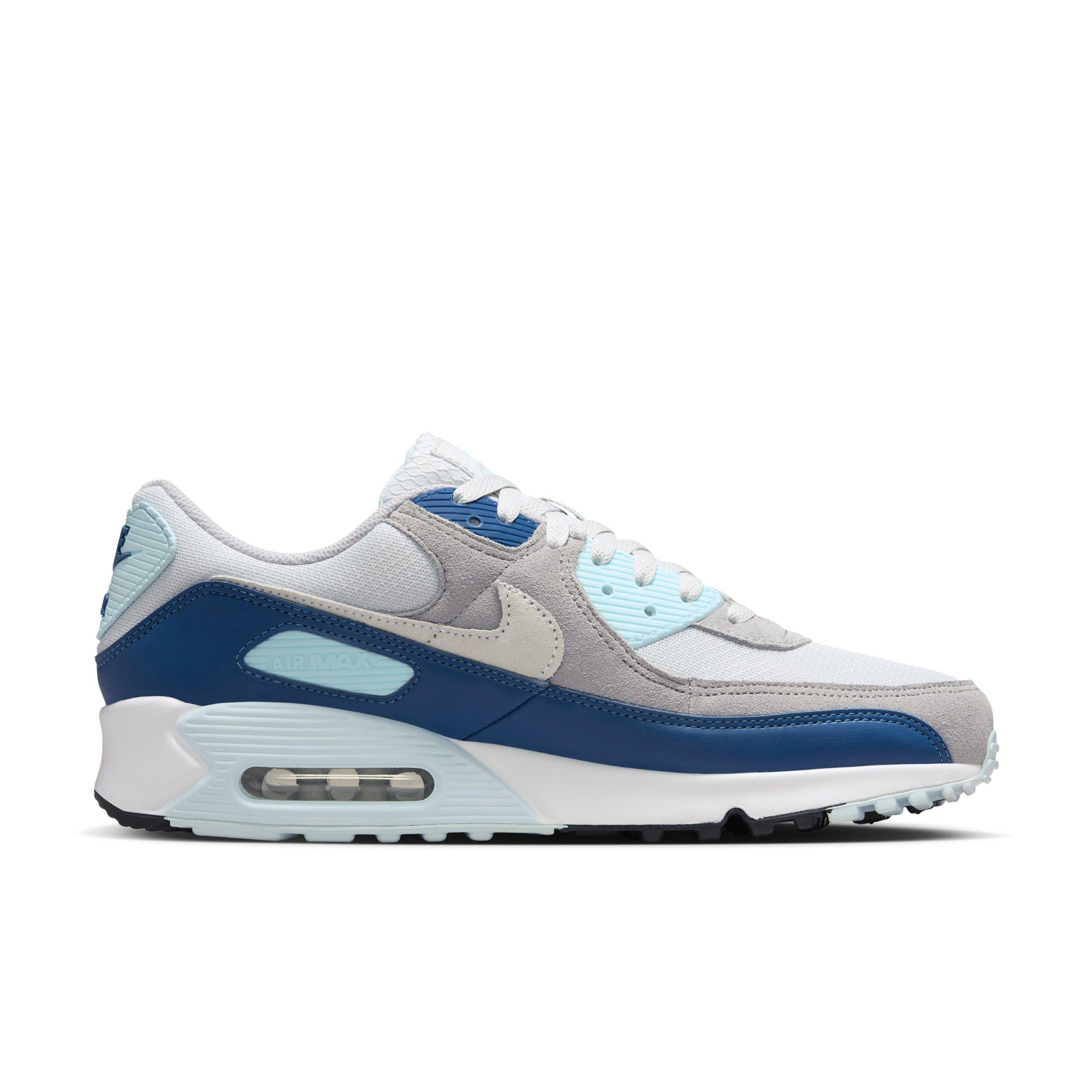 Platinum Glacier Court Blue Nike Air Max 90 Shoe Hibbett