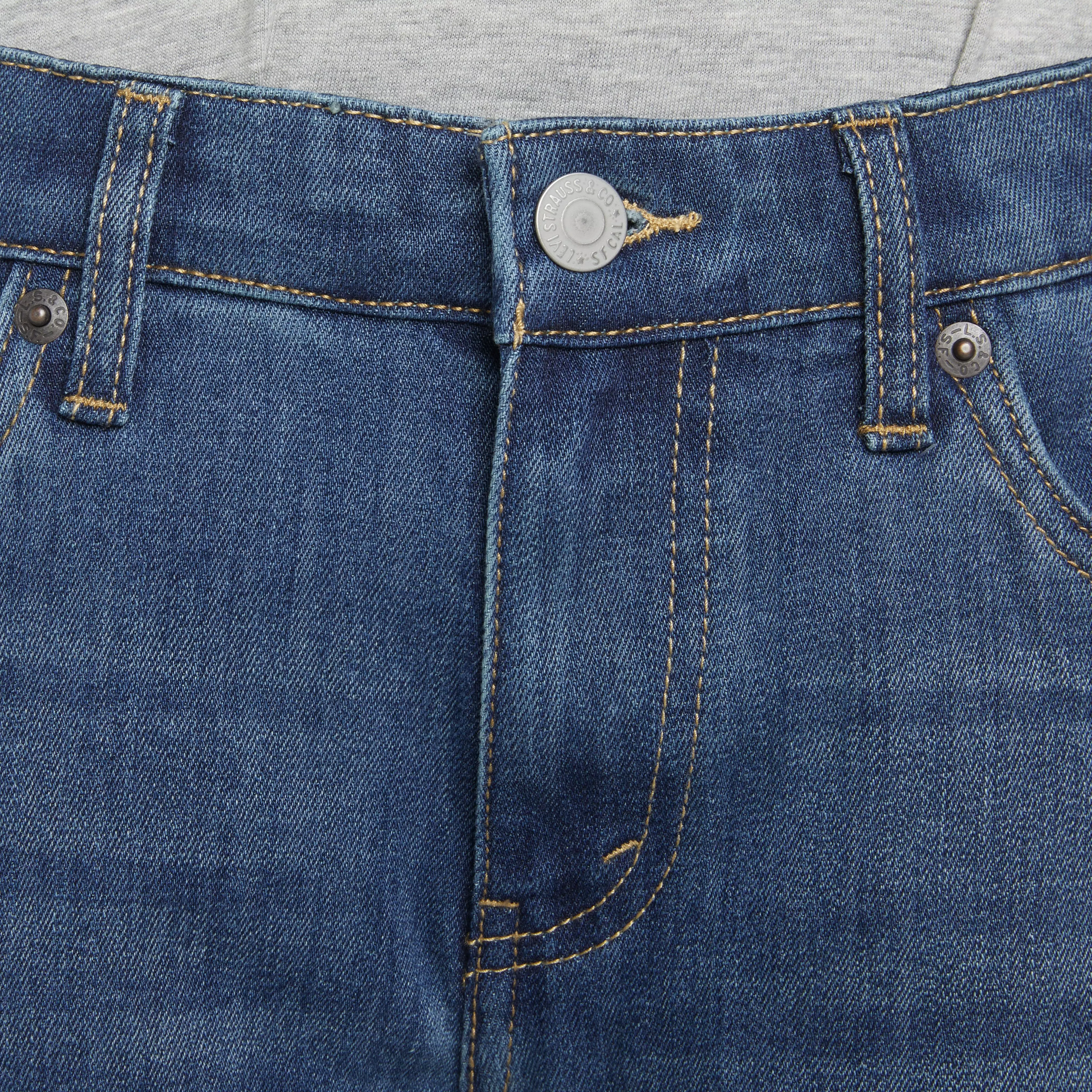 Levi's Big Boys' 511 Eco-Soft Performance Slim Fit Med Wash Well Worn Blue Denim Jeans - WELL WORN BLUE