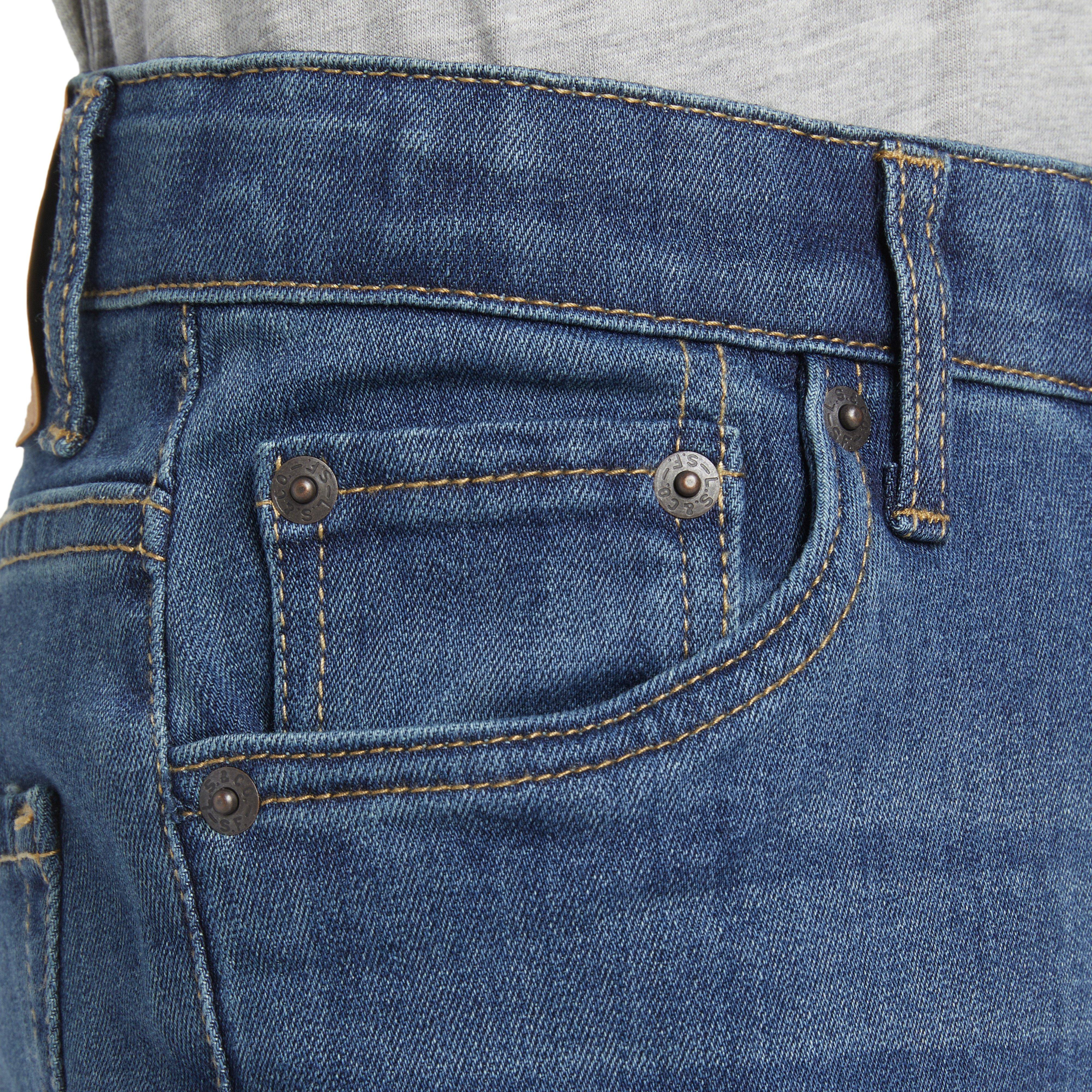 Levi's Big Boys' 511 Eco-Soft Performance Slim Fit Med Wash Well Worn Blue Denim Jeans - WELL WORN BLUE Thumbnail View 5