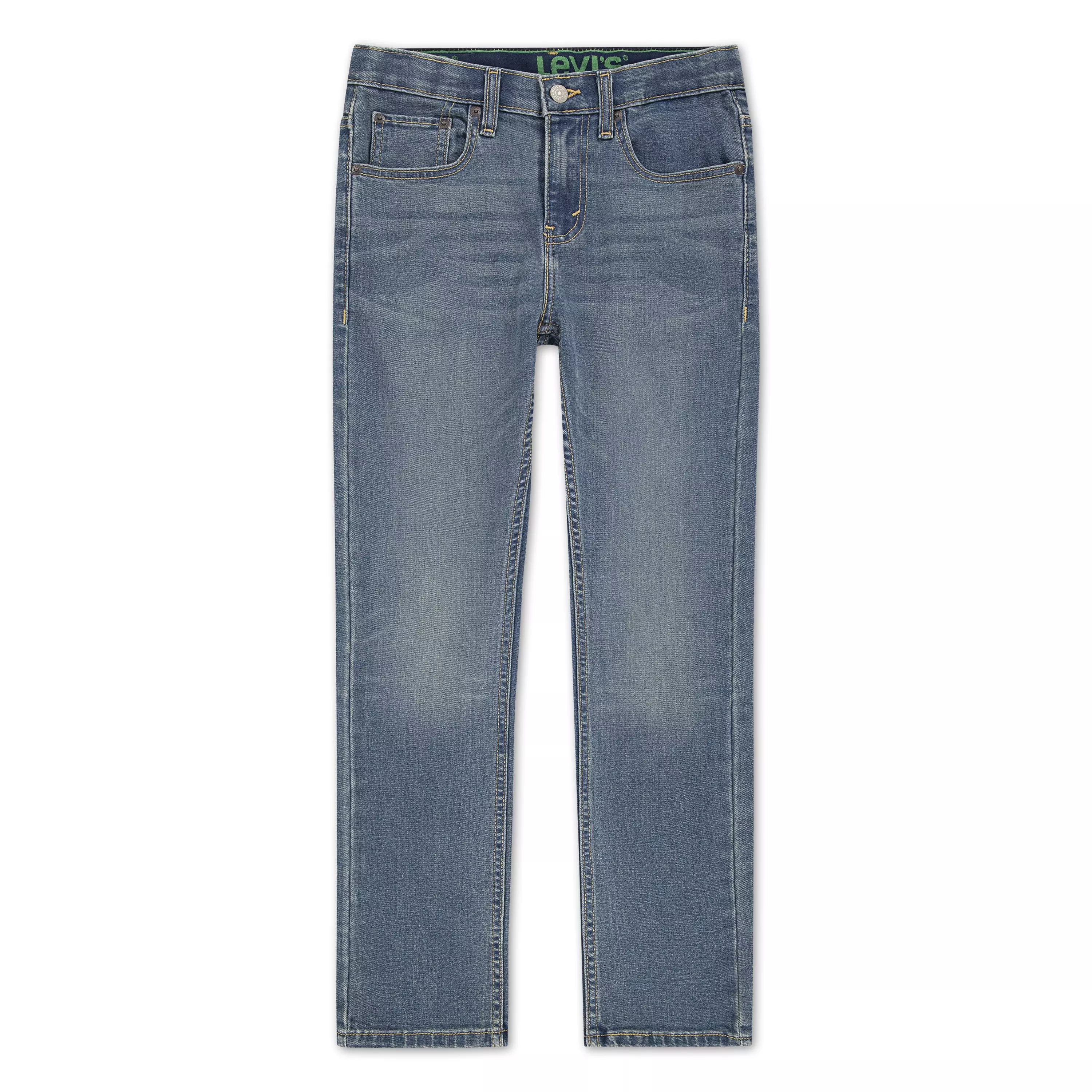 Levi's Big Boys' 511 Eco-Soft Performance Slim Fit Med Wash Well Worn Blue Denim Jeans - WELL WORN BLUE