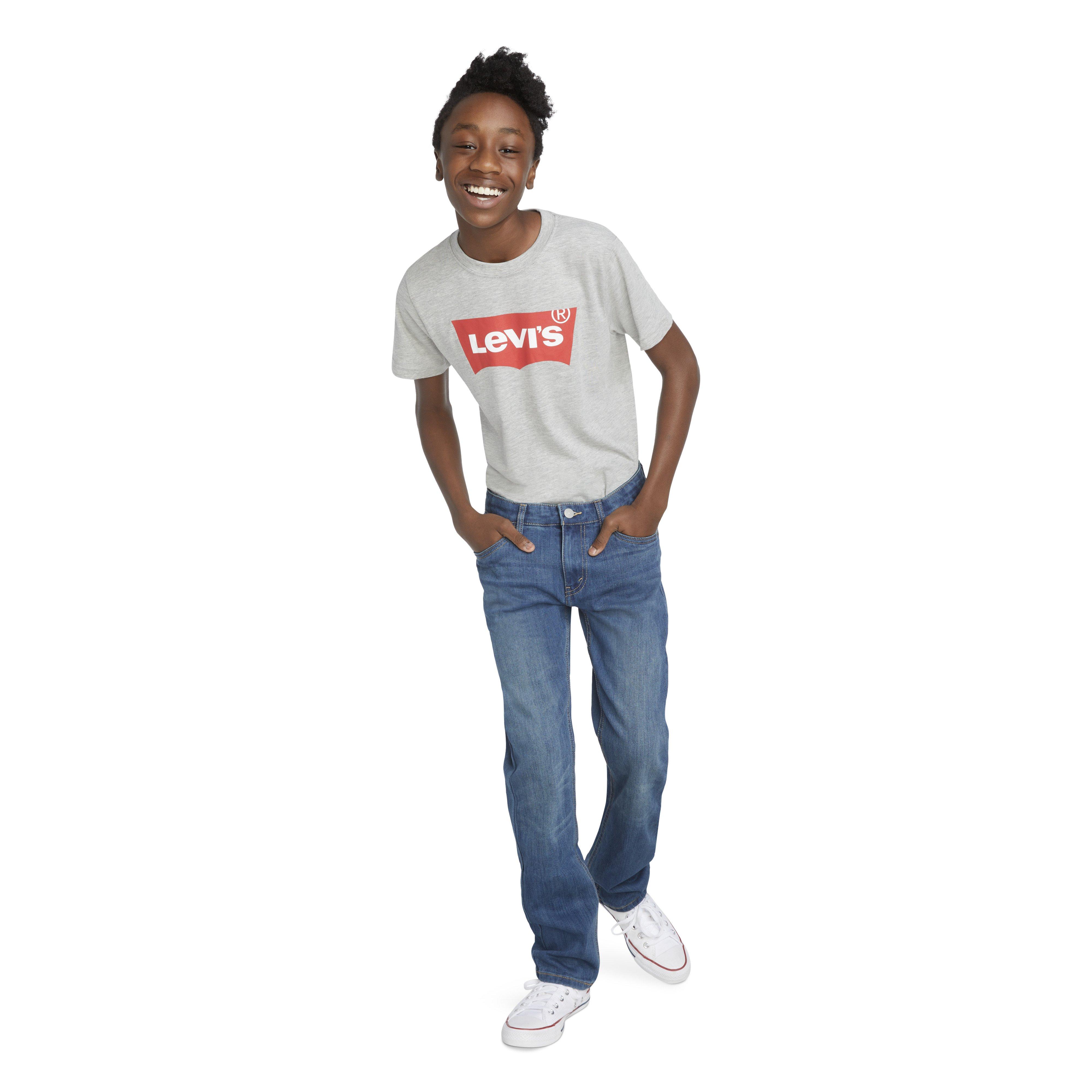 Levi's 511 Eco-Soft Performance Slim Fit Med Wash Big Boys' Well Worn Blue Denim Jeans