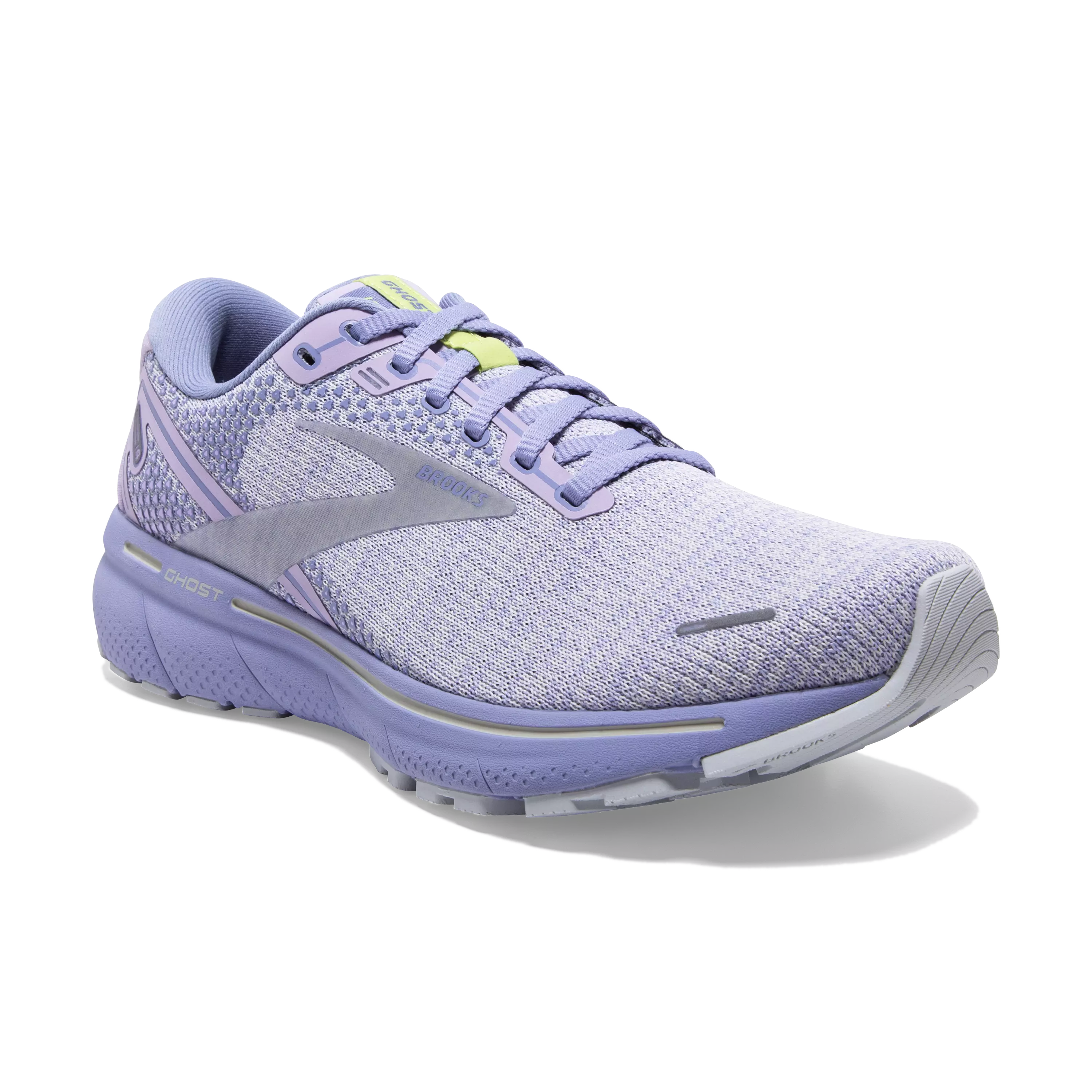 Brooks Ghost 14 "Lilac/Purple/Lime" Women's Running Shoe - LILAC/PURPLE/LIME