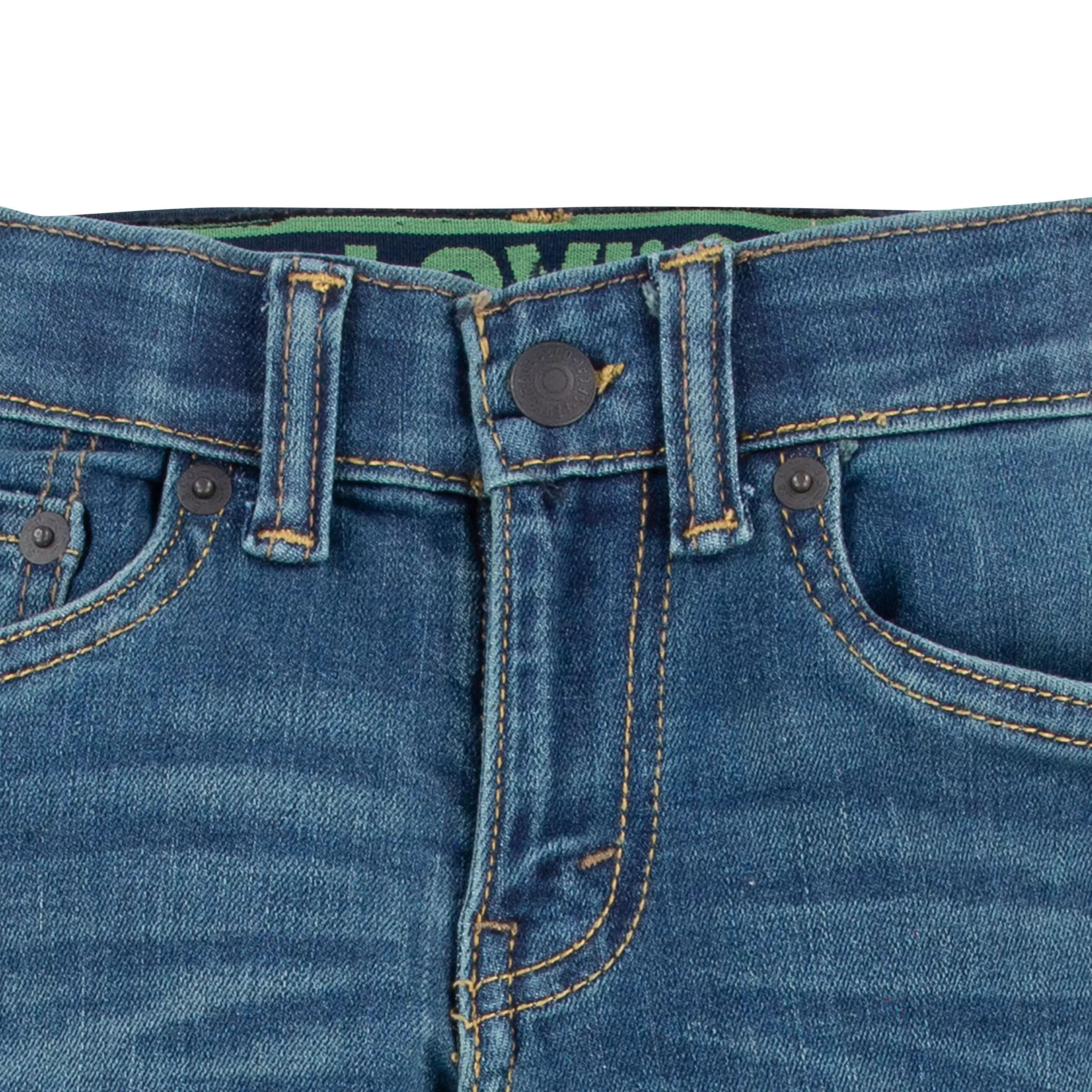 Levi's Toddler Boys' 511 Eco-Soft Performance Slim Fit Med Wash Evans Blue Denim Jeans - EVANS BLUE