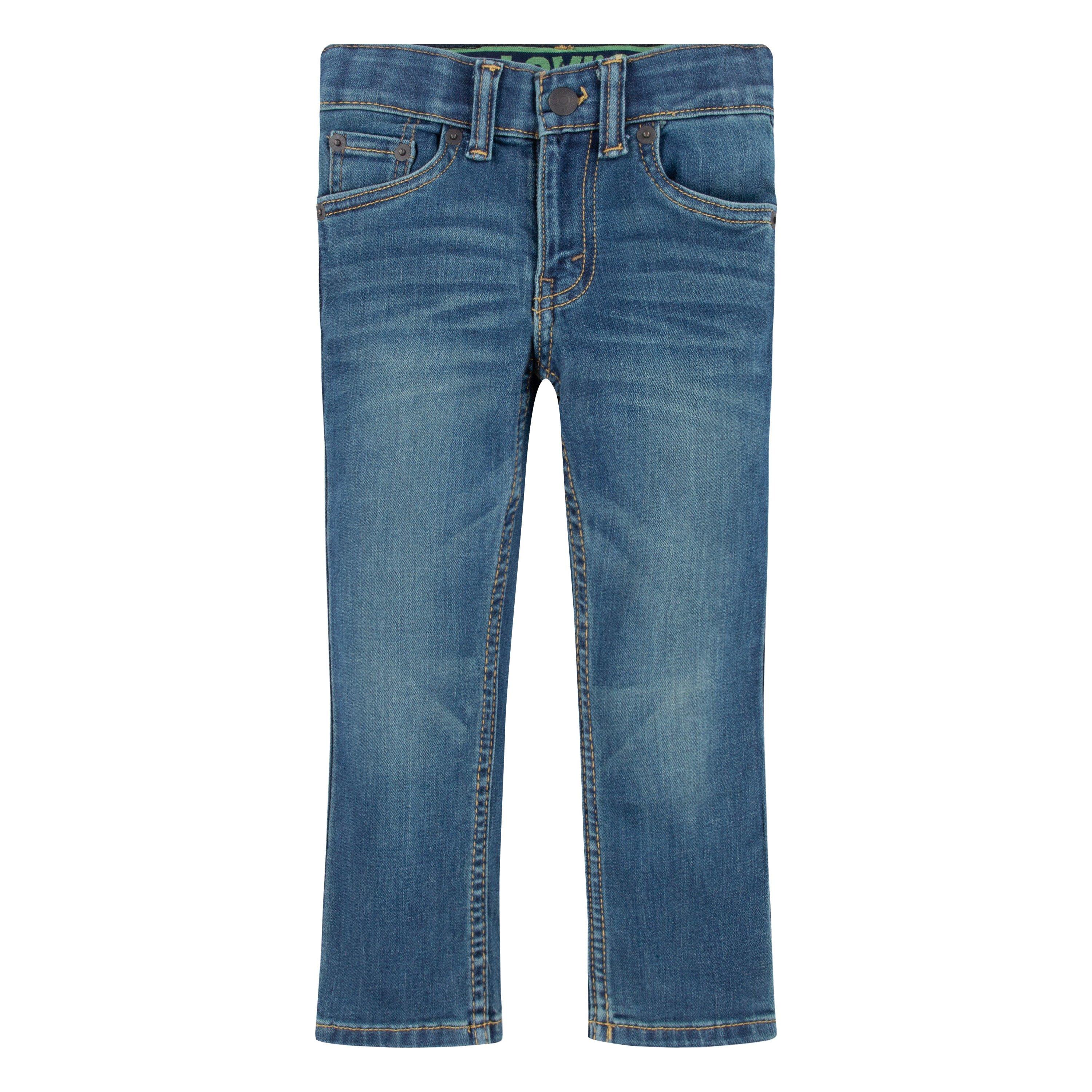Levi's Toddler Boys' 511 Eco-Soft Performance Slim Fit Med Wash Evans Blue Denim Jeans - EVANS BLUE Thumbnail View 8
