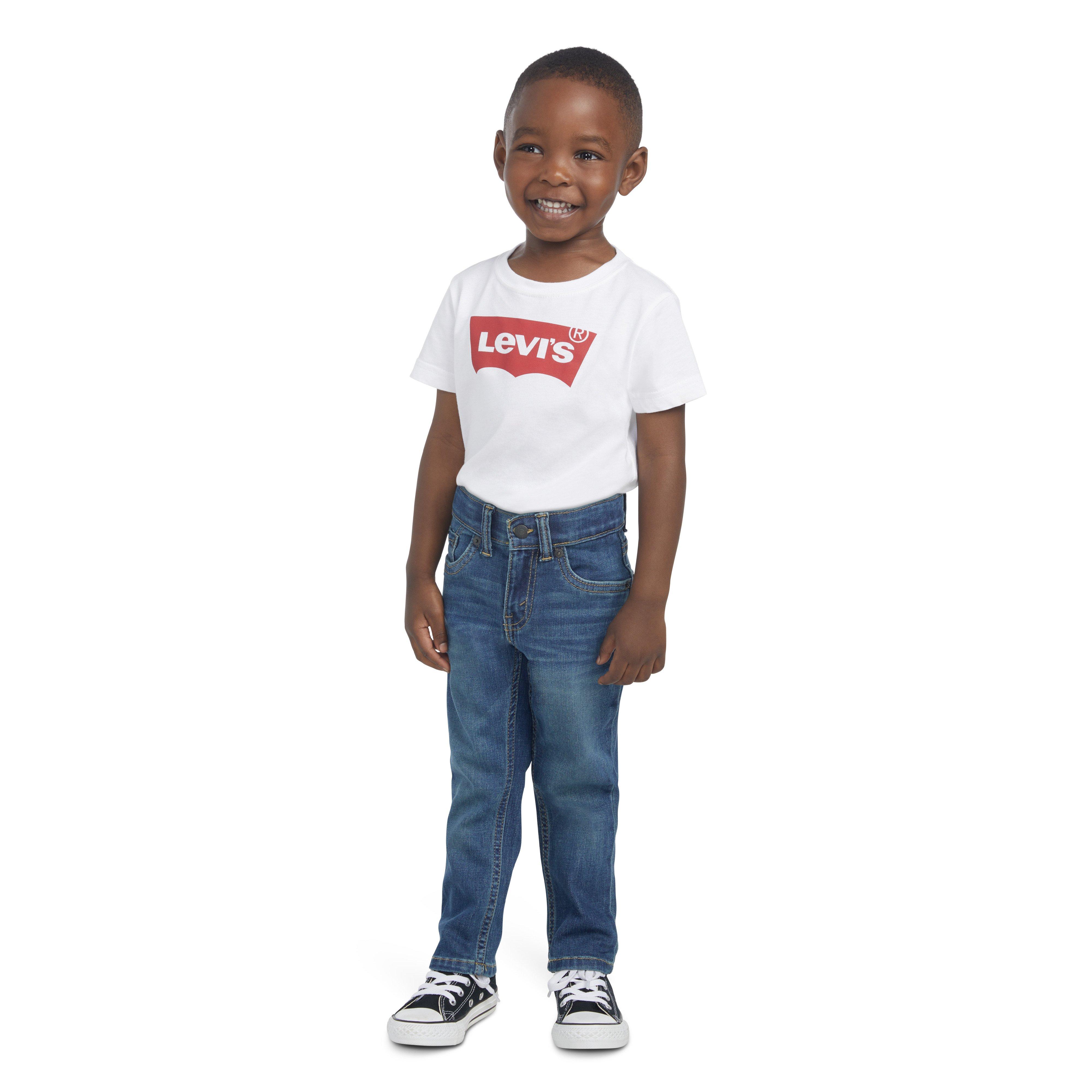 Levi's Toddler Boys' 511 Eco-Soft Performance Slim Fit Med Wash Evans Blue Denim Jeans - EVANS BLUE Thumbnail View 10