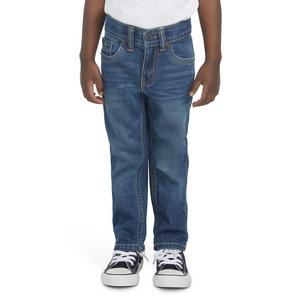 Levi's Toddler Boys' 511 Eco-Soft Performance Slim Fit Med Wash Evans Blue Denim Jeans