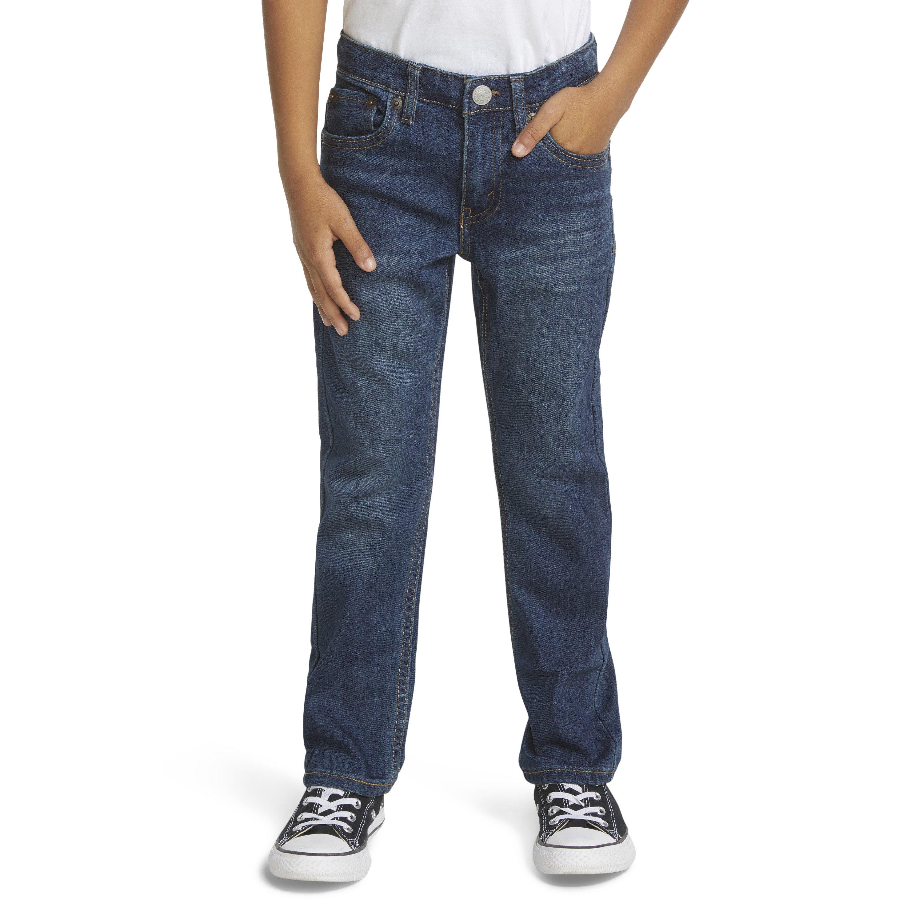 Levi's 511 Eco-Soft Performance Slim Fit Med Wash Little Boys' Evans Blue Denim Jeans - EVANS BLUE Thumbnail View 1