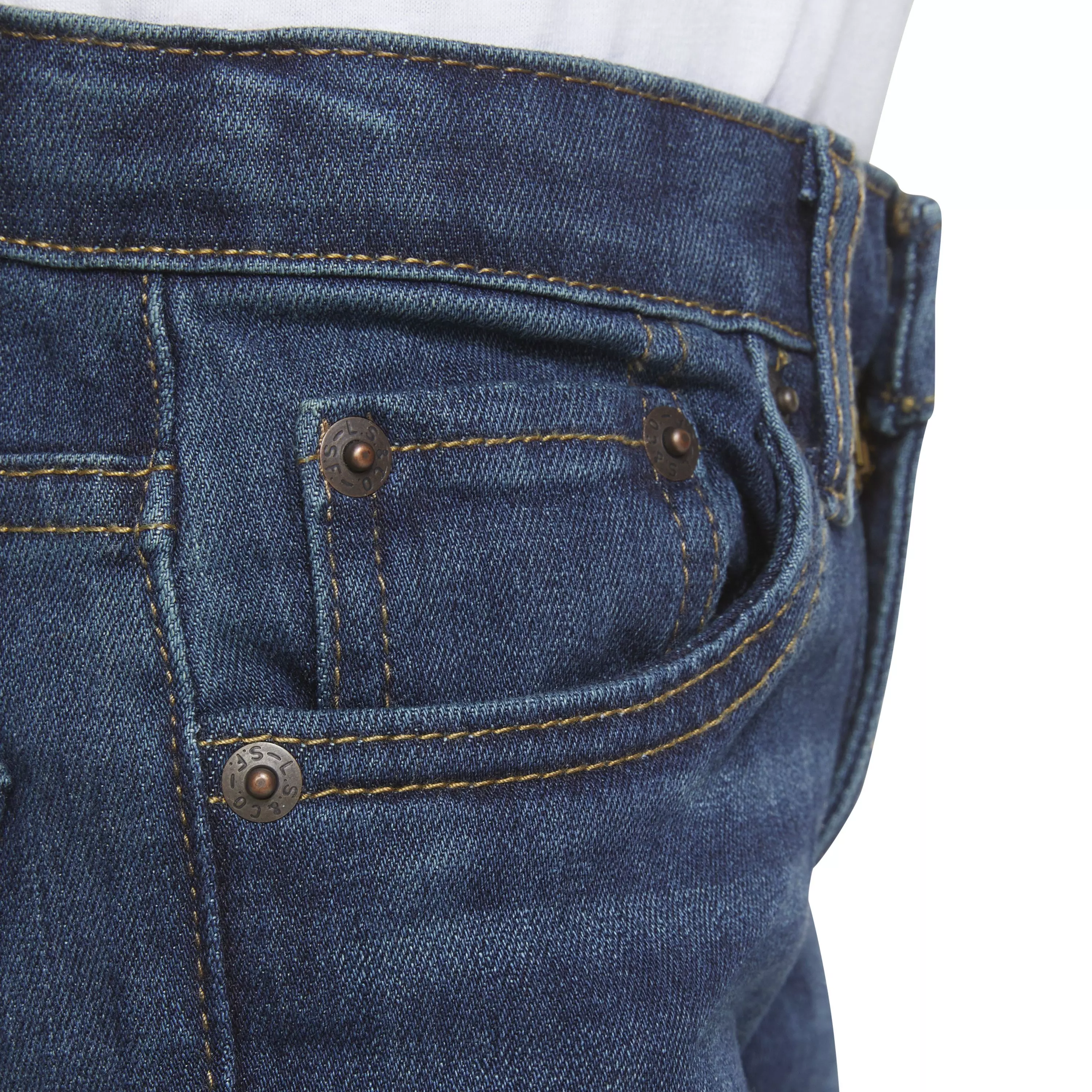 Levi's 511 Eco-Soft Performance Slim Fit Med Wash Little Boys' Evans Blue Denim Jeans - EVANS BLUE