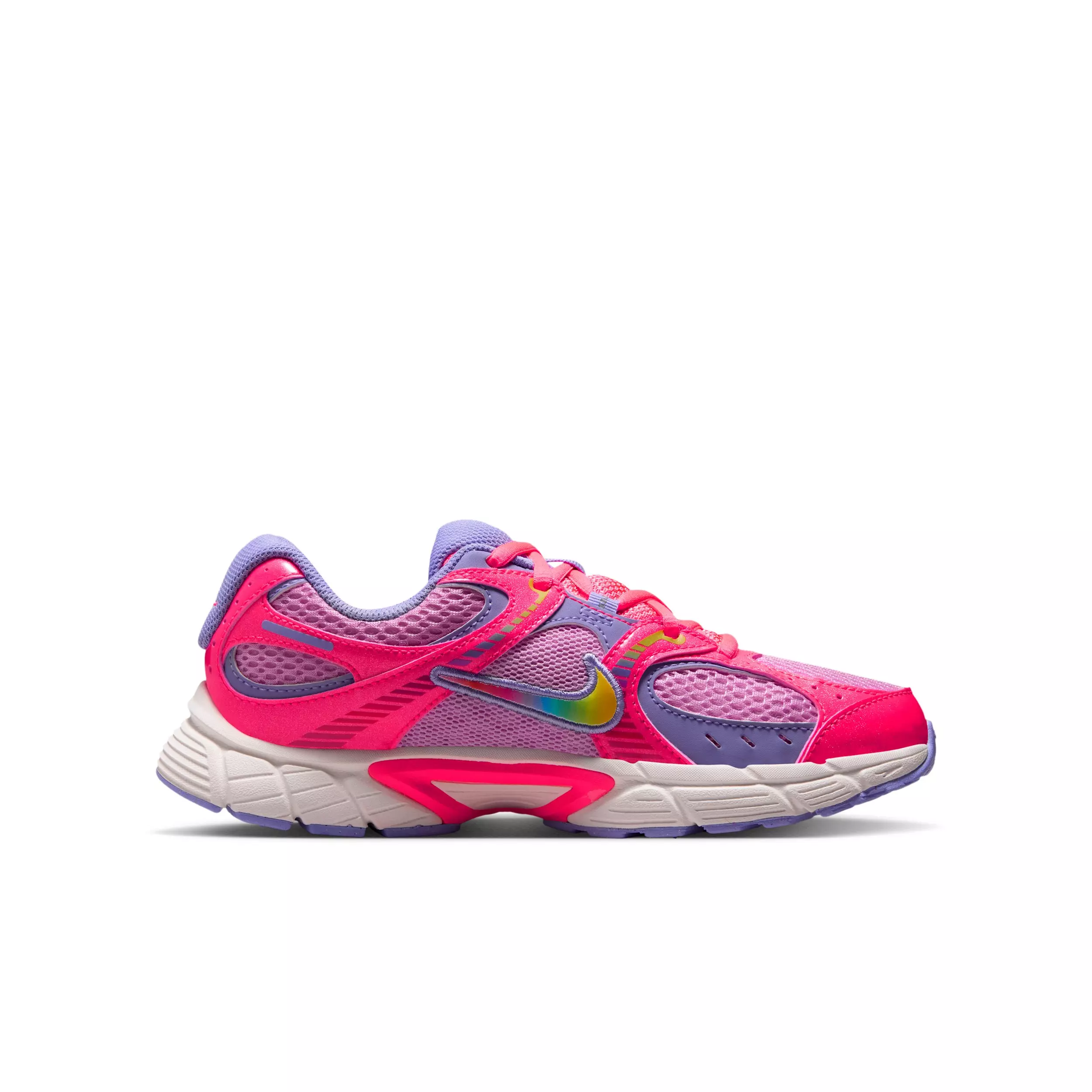 Nike V5 RNR "Hot Punch/Pink Rise/Light Thistle/Multi-Color" Grade School Girls' Shoe - PUNCH/PINK/LT THISTLE/MULTI COLOR