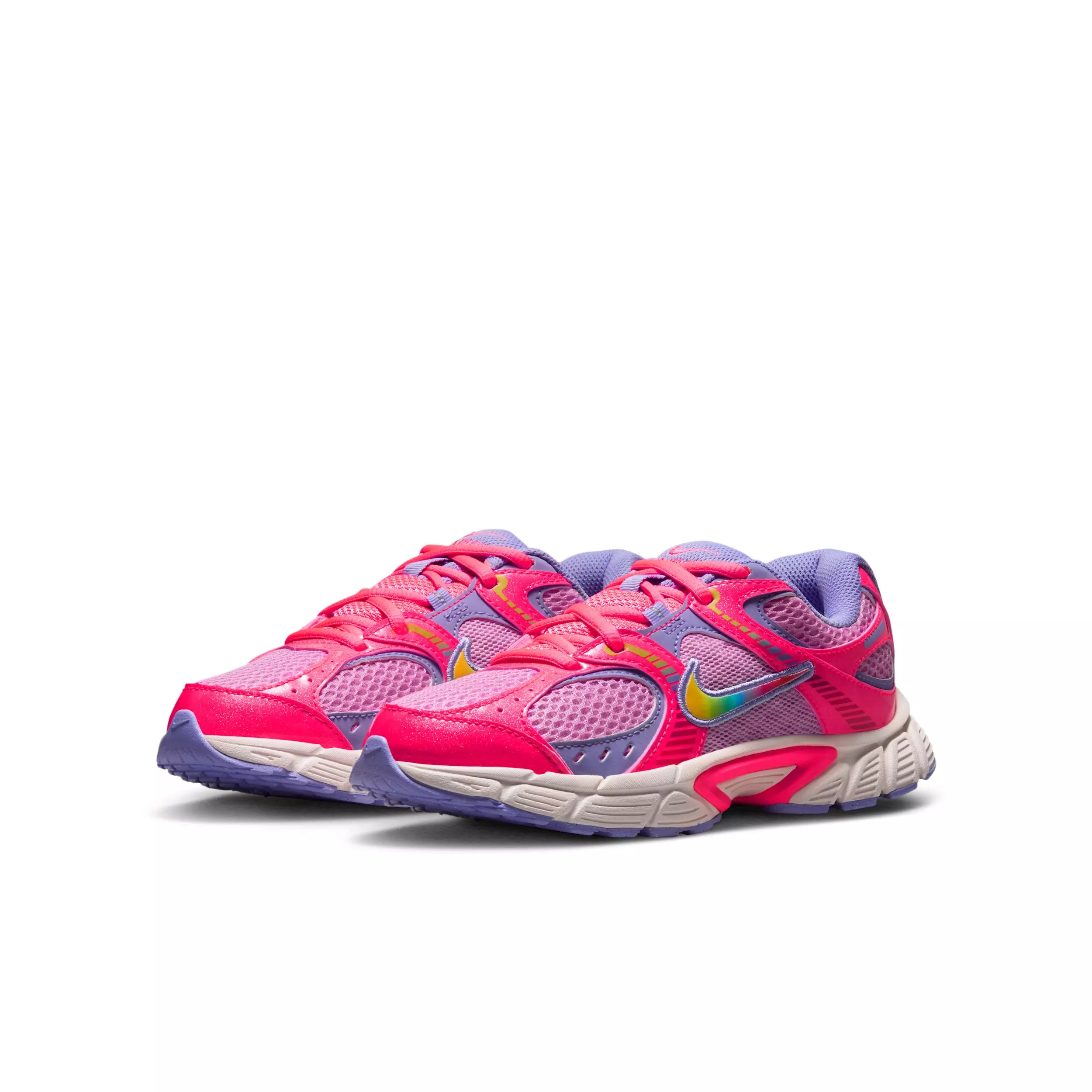 Nike V5 RNR "Hot Punch/Pink Rise/Light Thistle/Multi-Color" Grade School Girls' Shoe - PUNCH/PINK/LT THISTLE/MULTI COLOR