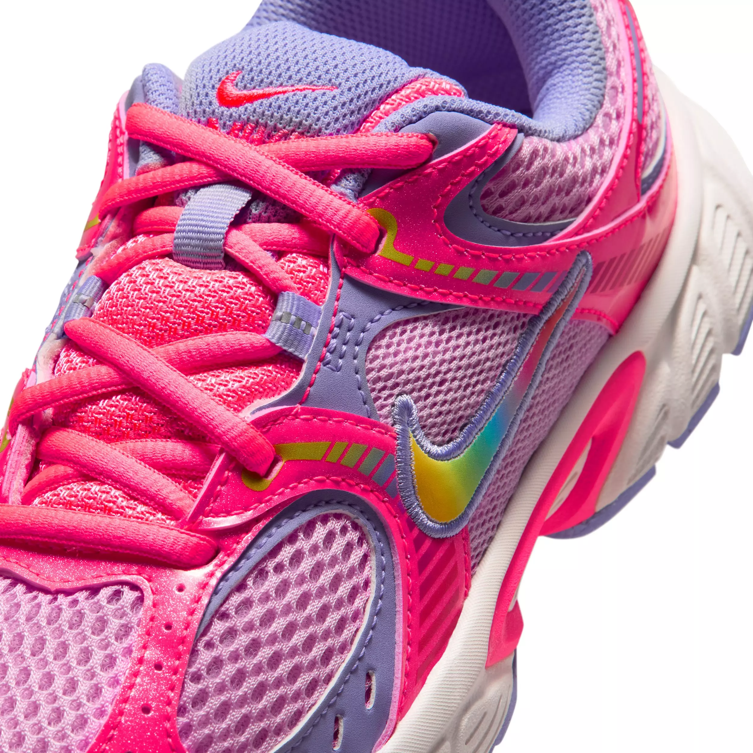 Nike V5 RNR "Hot Punch/Pink Rise/Light Thistle/Multi-Color" Grade School Girls' Shoe - PUNCH/PINK/LT THISTLE/MULTI COLOR