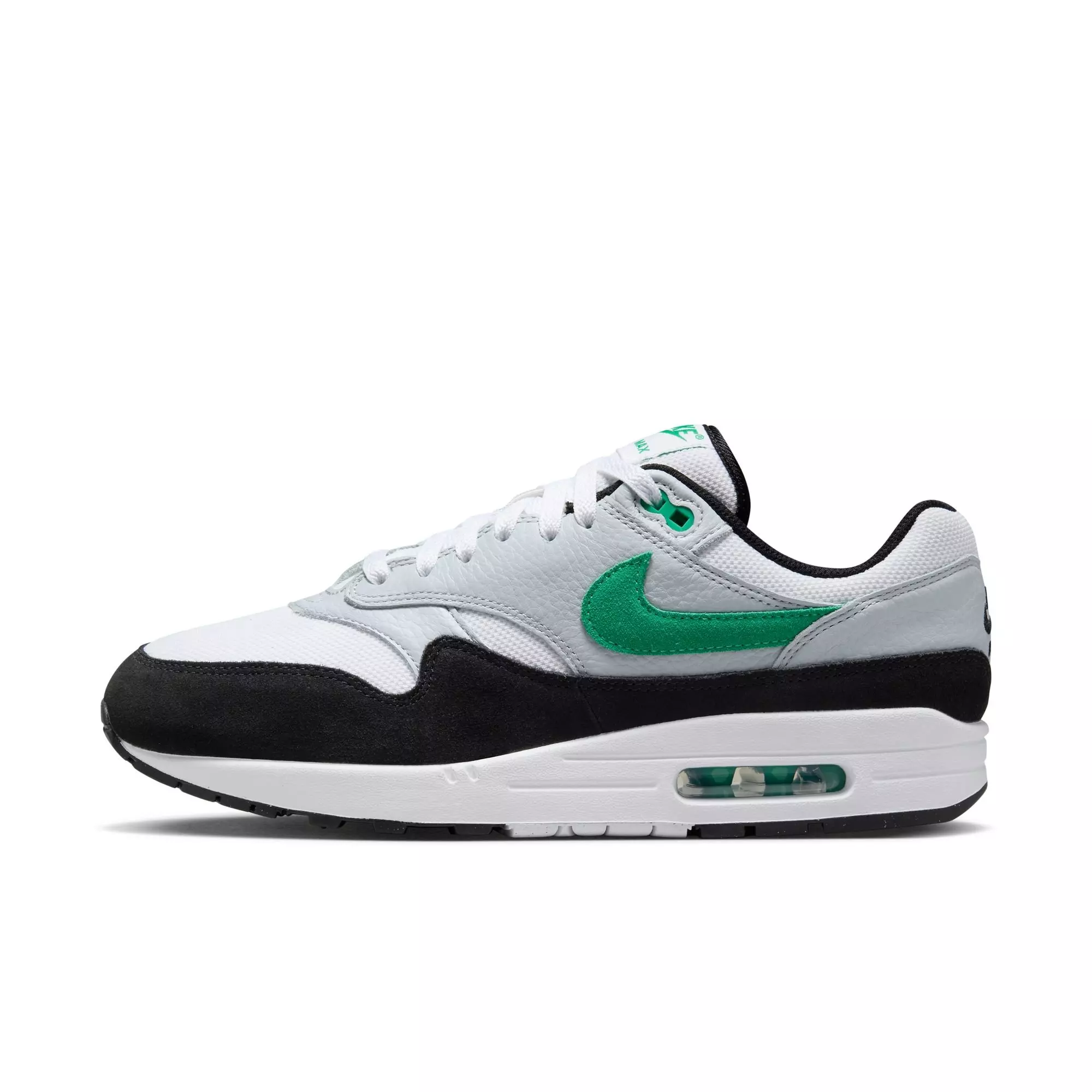 Nike Air Max 1 "White/Pure Platinum/Black/Stadium Green" Men's Shoe