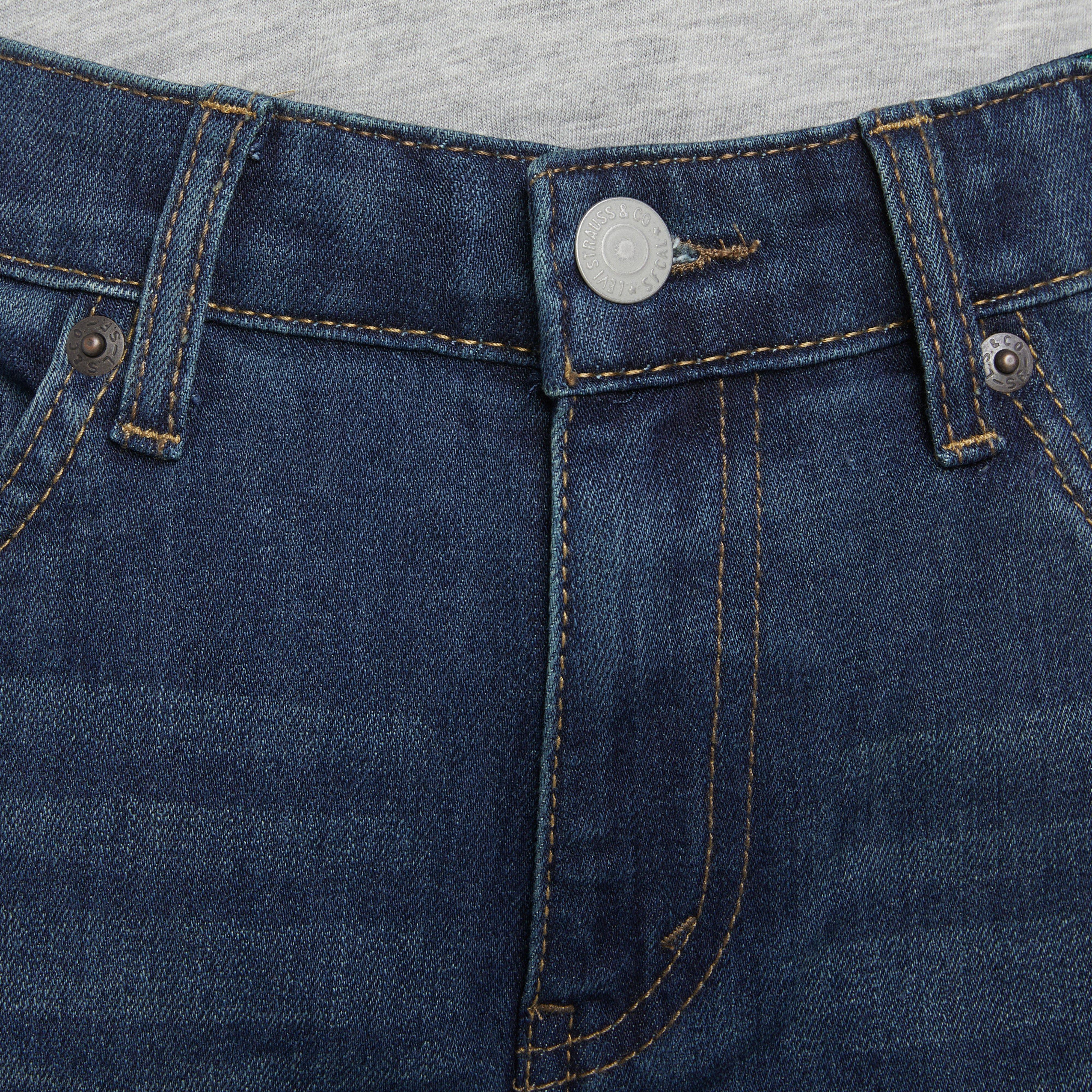 Levi's 511 Eco-Soft Performance Slim Fit Med Wash Big Boys' Evans Blue Denim Jeans - EVANS BLUE Thumbnail View 4