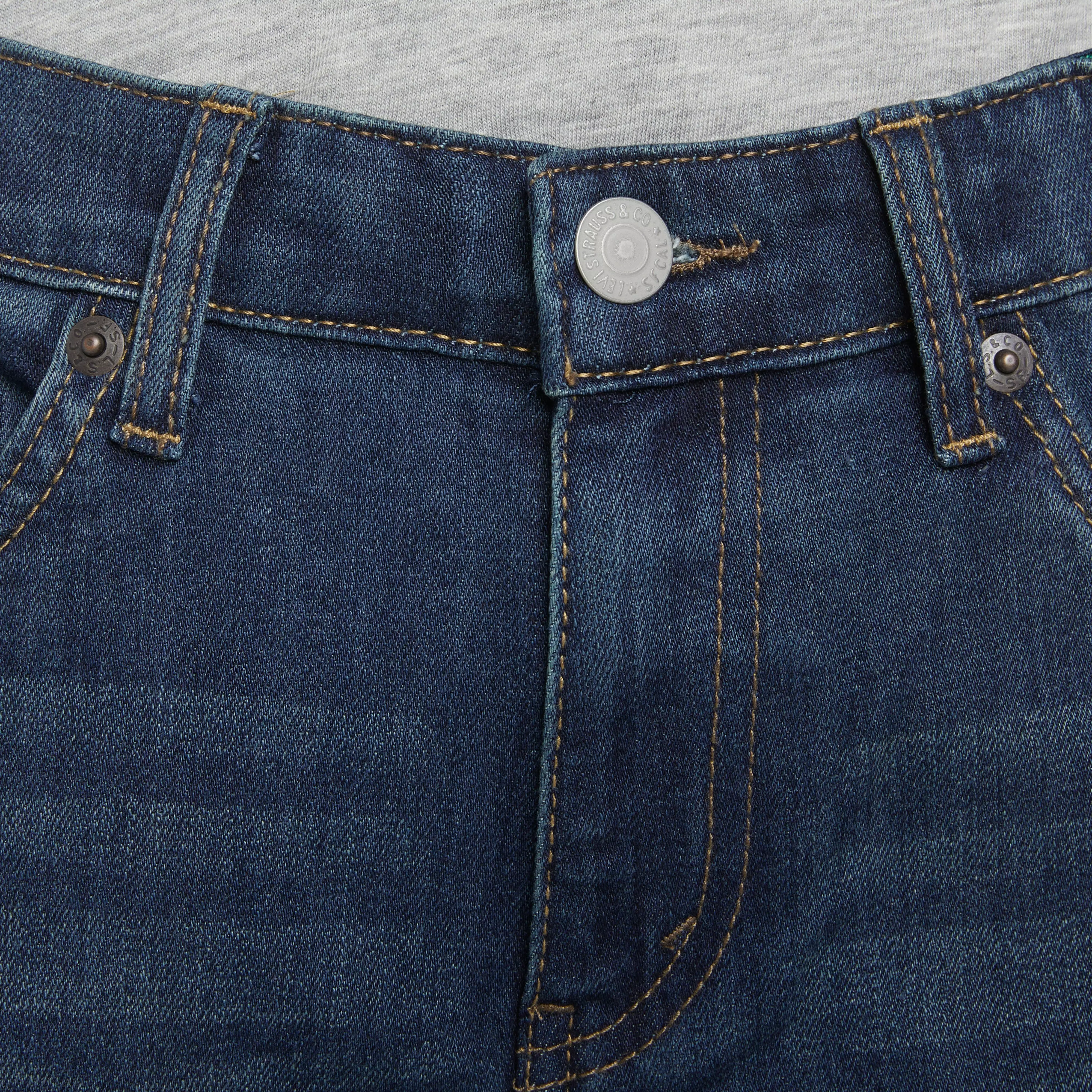 Levi's 511 Eco-Soft Performance Slim Fit Med Wash Big Boys' Evans Blue Denim Jeans - EVANS BLUE
