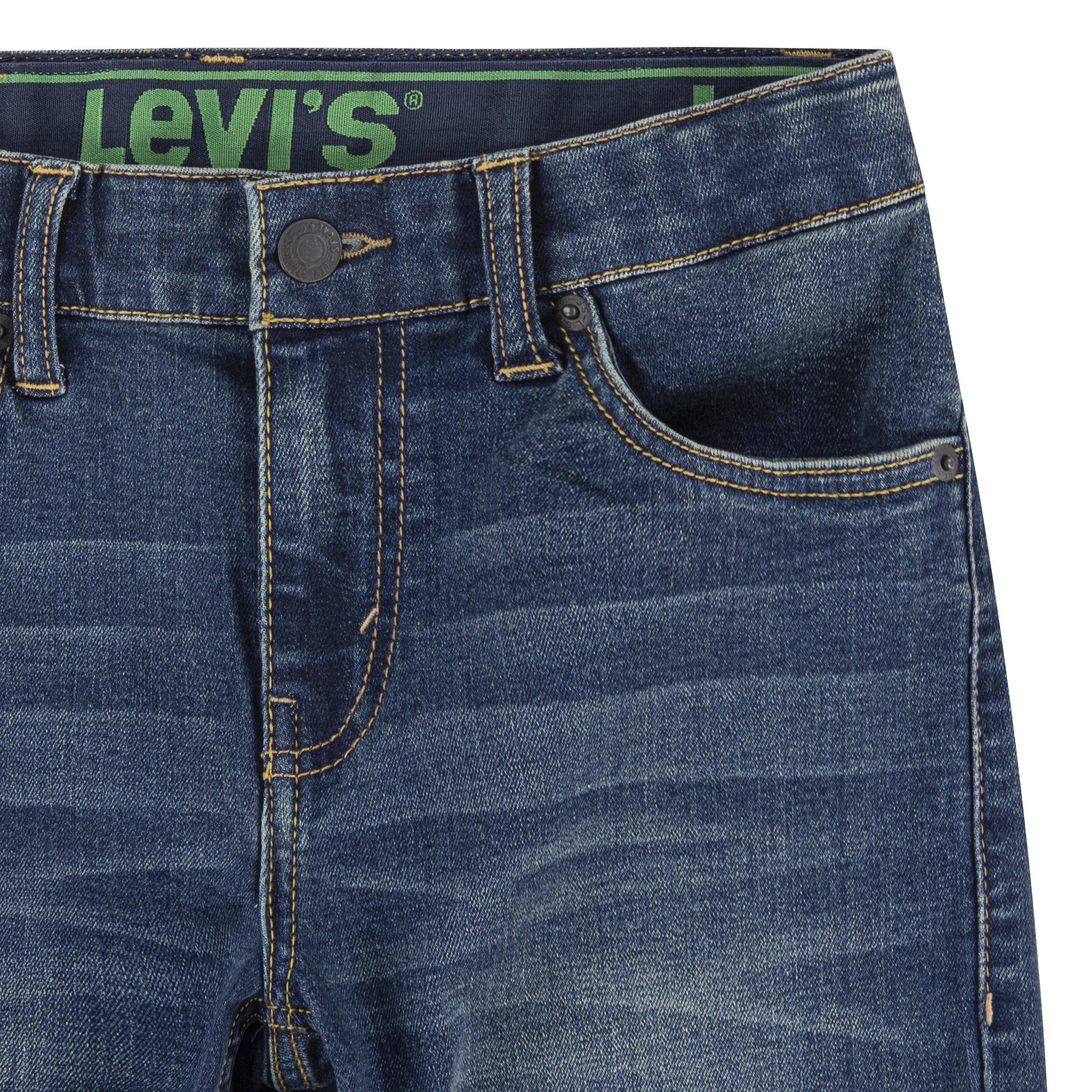 Levi's Big Boys' 511 Eco-Soft Performance Slim Fit Med Wash Evans Blue Denim Jeans - EVANS BLUE Thumbnail View 6