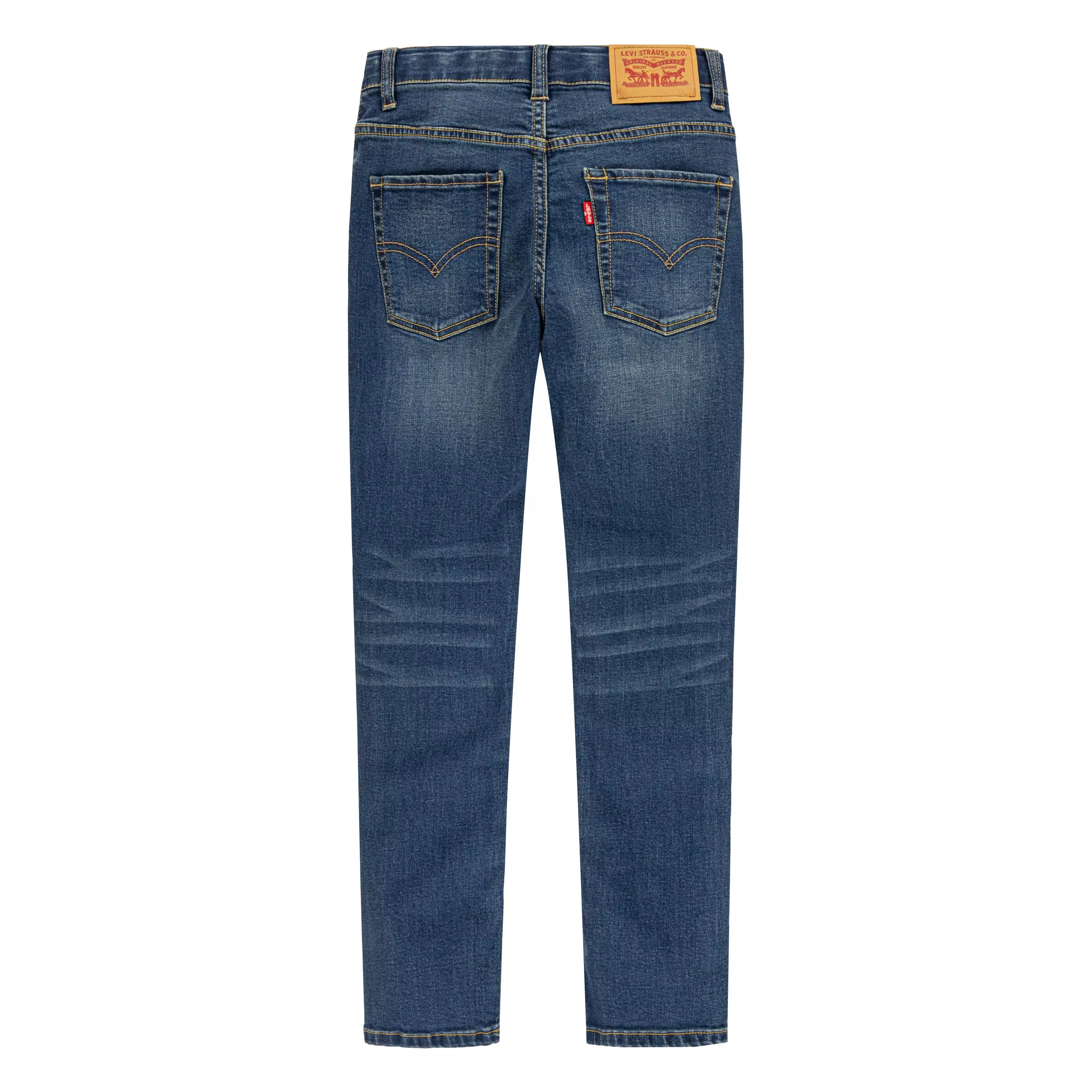 Levi's Big Boys' 511 Eco-Soft Performance Slim Fit Med Wash Evans Blue Denim Jeans - EVANS BLUE