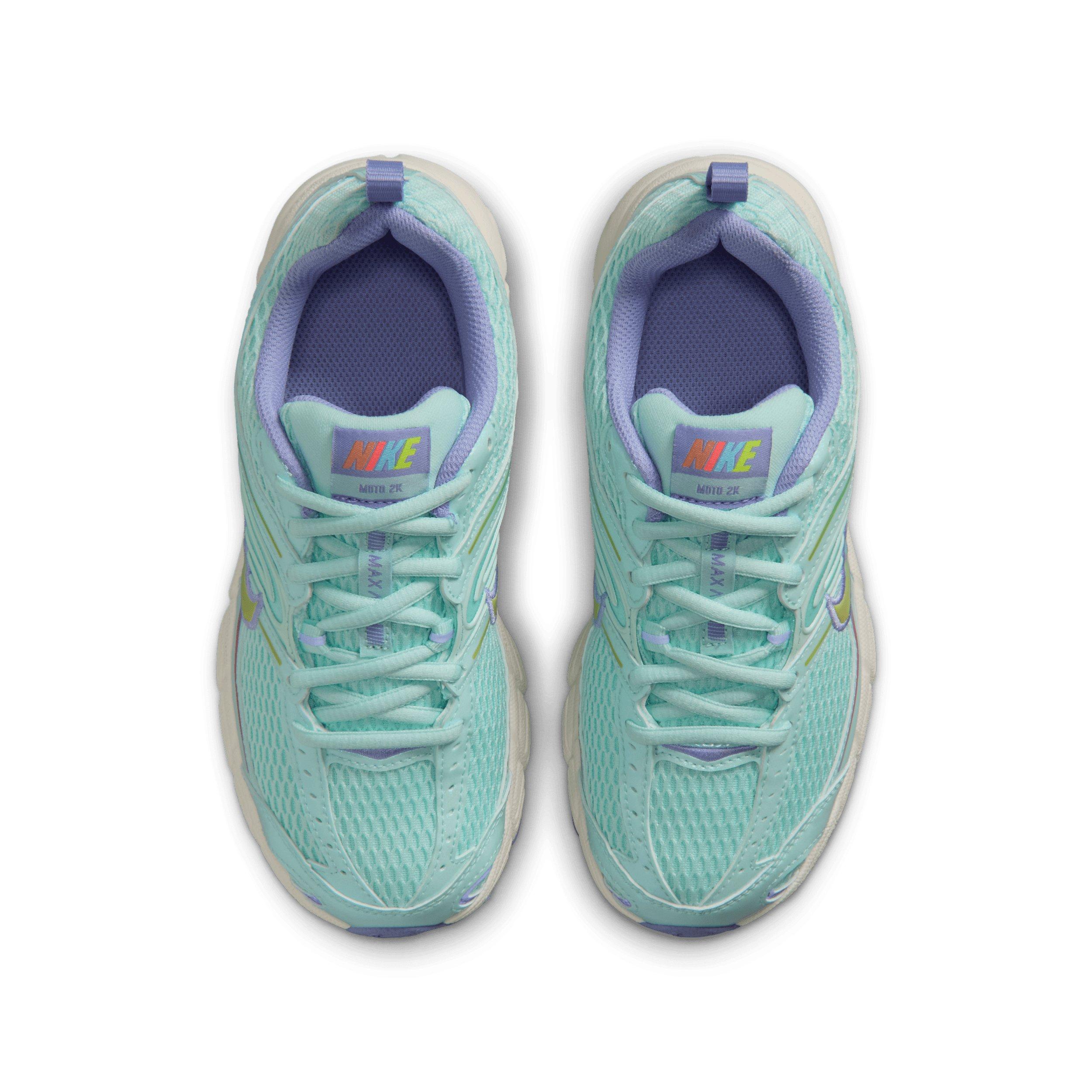 Nike Air Max Moto 2K "Teal Tint/Light Thistle/Sail/Multi-Color" Grade School Girls' Shoe - TEAL/LT THUSTLE/SAIL/MULTI COLOR
