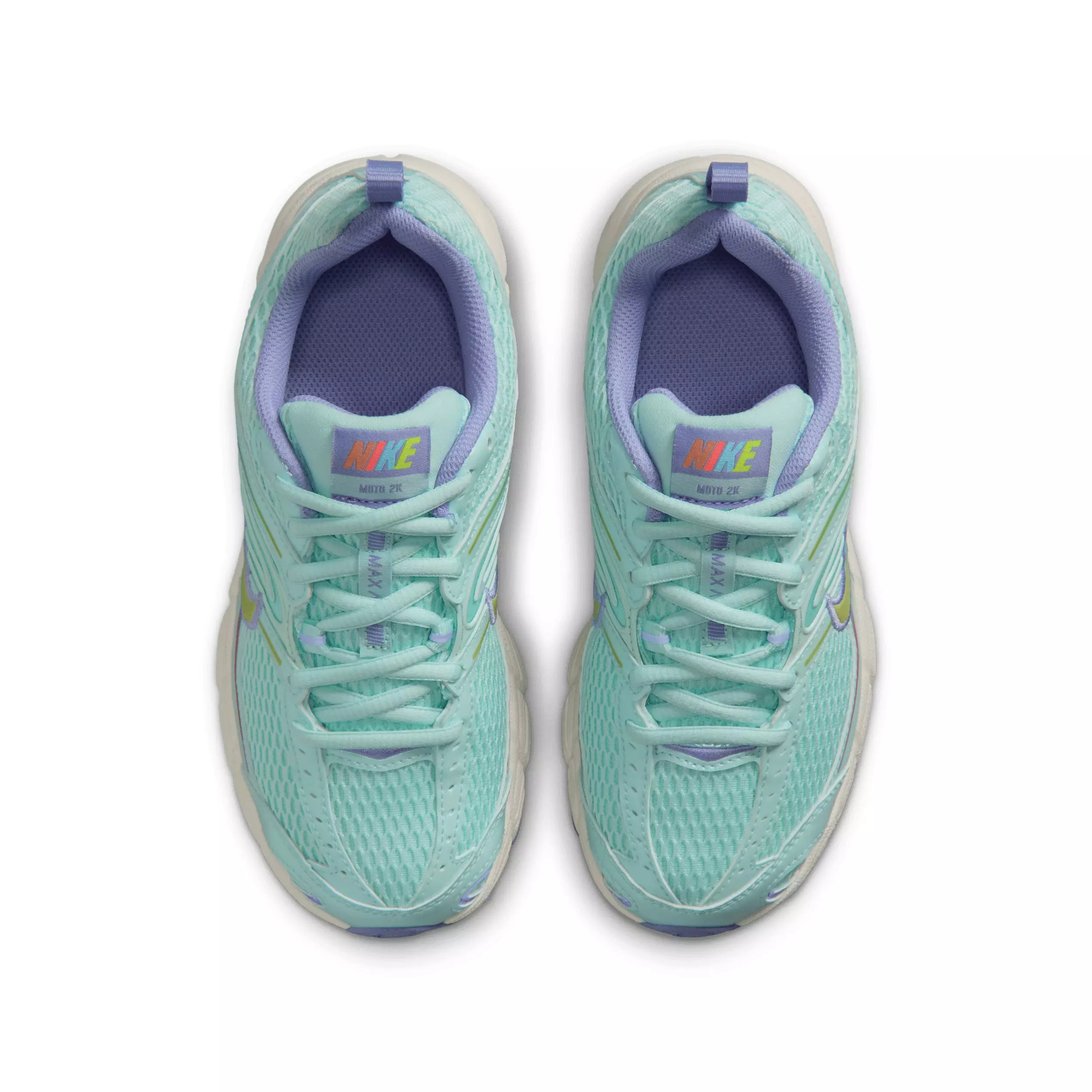 Nike Air Max Moto 2K "Teal Tint/Light Thistle/Sail/Multi-Color" Grade School Girls' Shoe - TEAL/LT THUSTLE/SAIL/MULTI COLOR