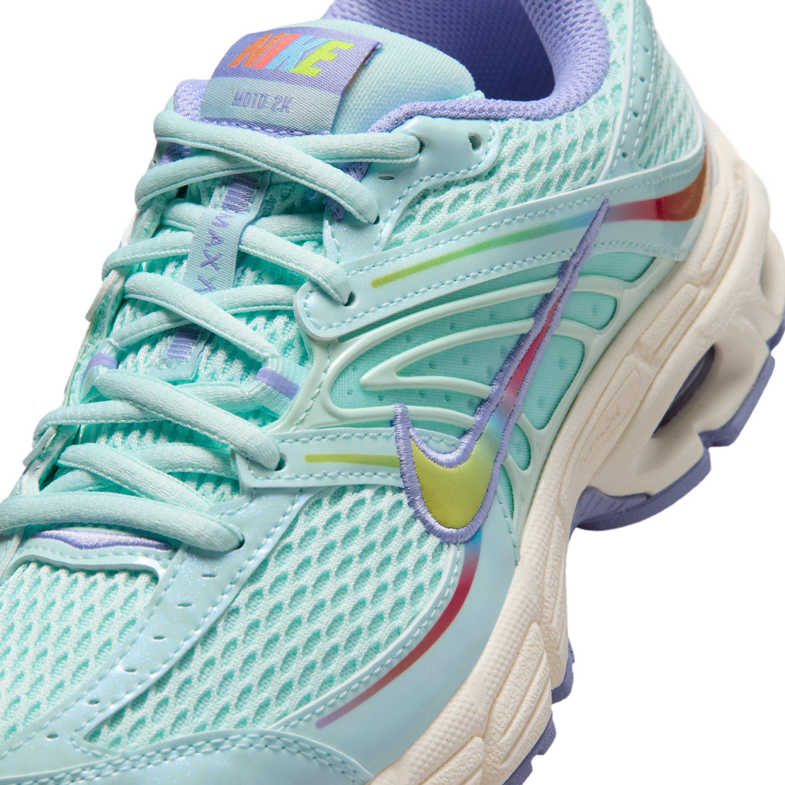 Nike Air Max Moto 2K "Teal Tint/Light Thistle/Sail/Multi-Color" Grade School Girls' Shoe - TEAL/LT THUSTLE/SAIL/MULTI COLOR
