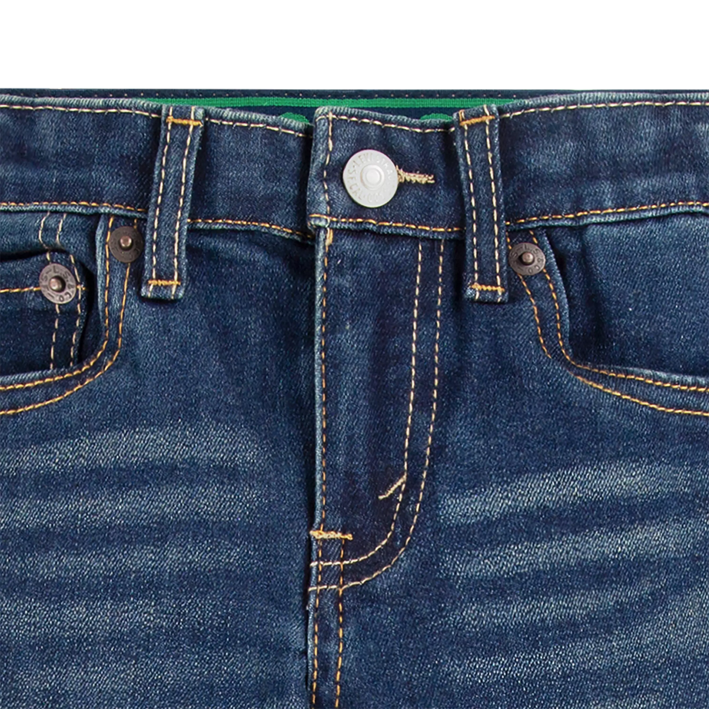 Levi's 511 Eco-Soft Performance Slim Fit Med Wash Toddler Boys' Resilient Blue Denim Jeans - RESILIENT BLUE