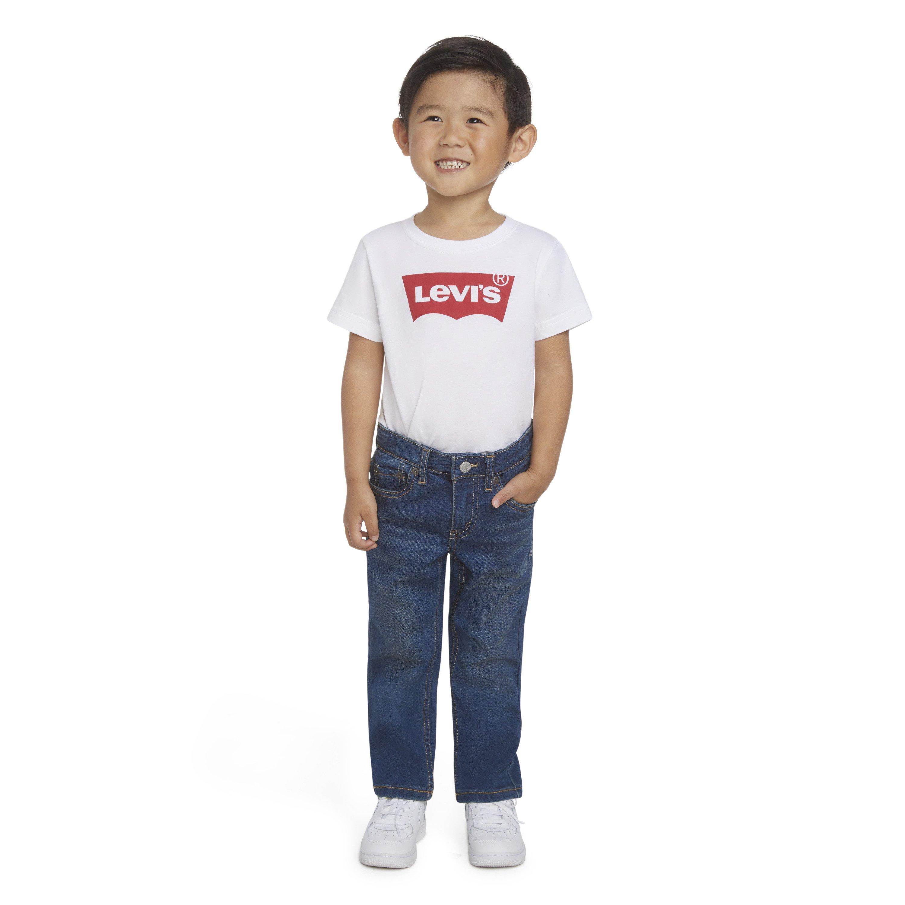 Levi's 511 Eco-Soft Performance Slim Fit Med Wash Toddler Boys' Resilient Blue Denim Jeans - RESILIENT BLUE Thumbnail View 10