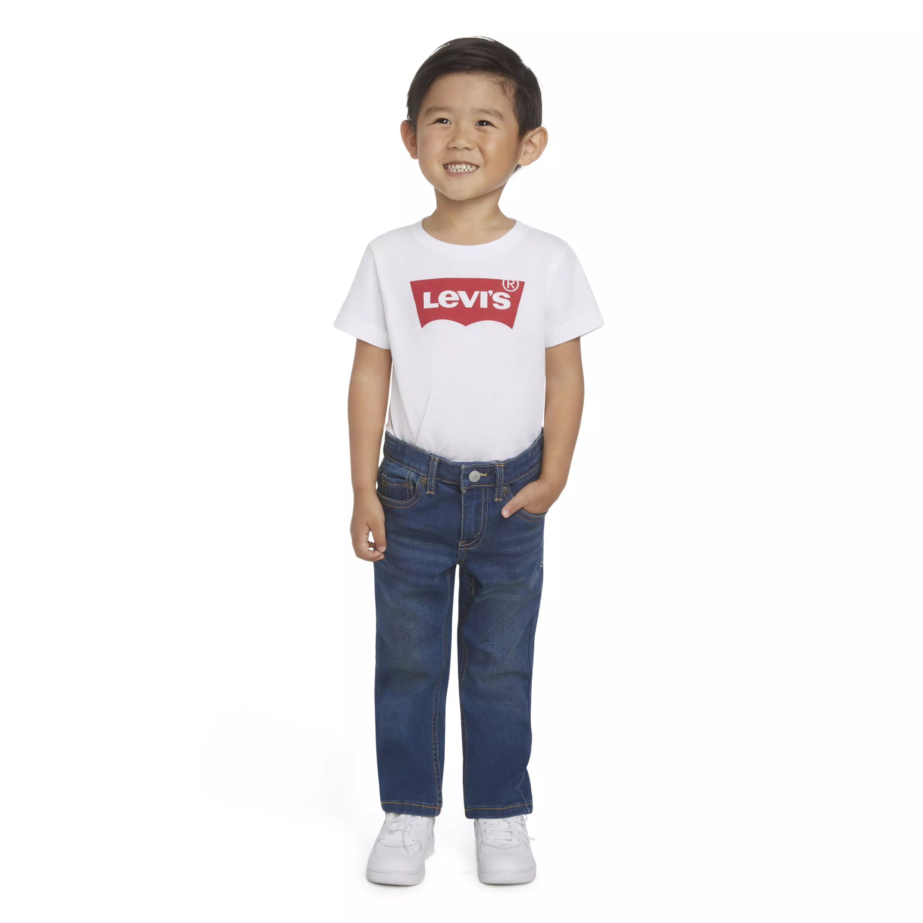 Levi's 511 Eco-Soft Performance Slim Fit Med Wash Toddler Boys' Resilient Blue Denim Jeans - RESILIENT BLUE