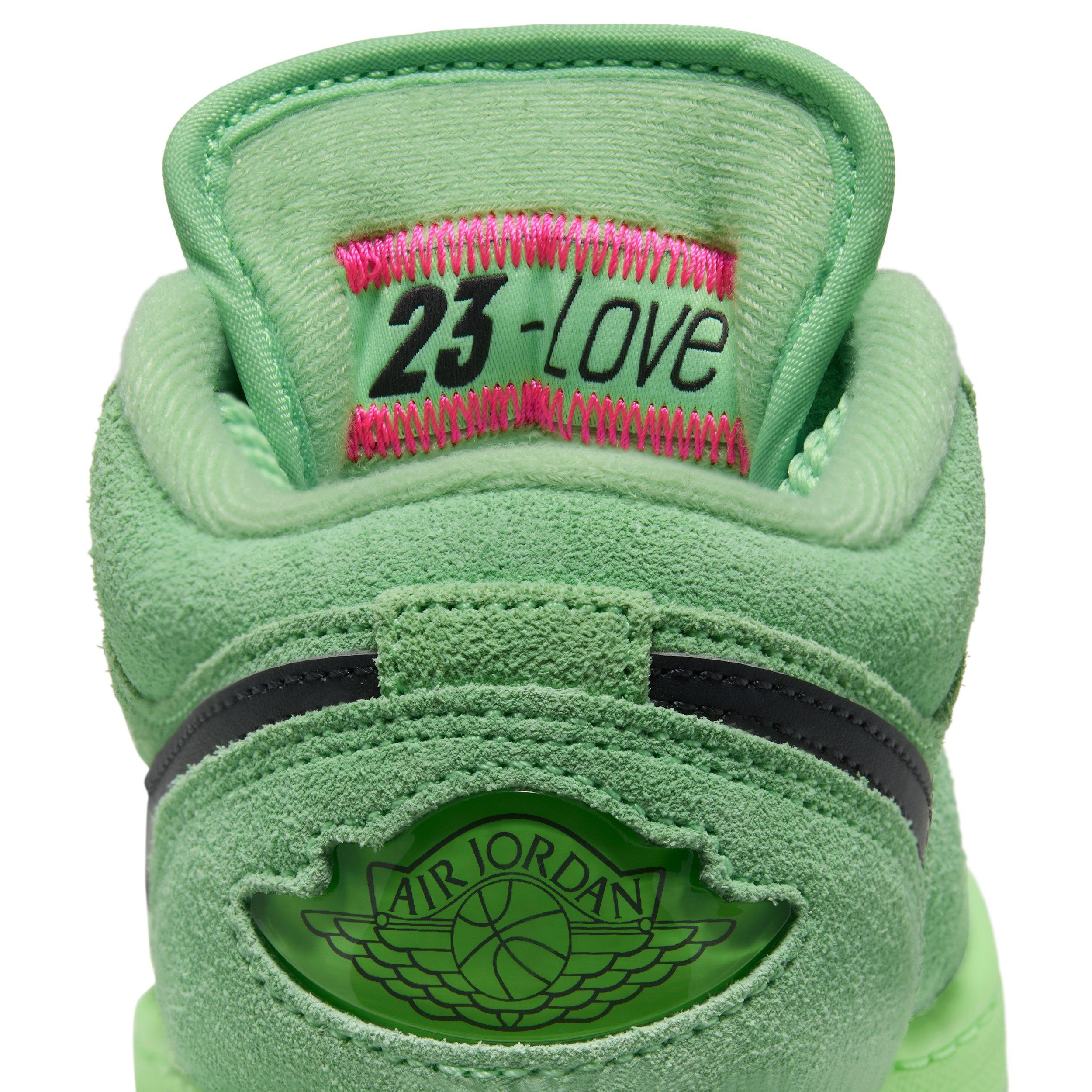 Jordan 1 Low SE "Lime Blast/Lime Blast/Anthracite" Grade School Boys' Shoe - LIME/LIME/ANTHRACITE