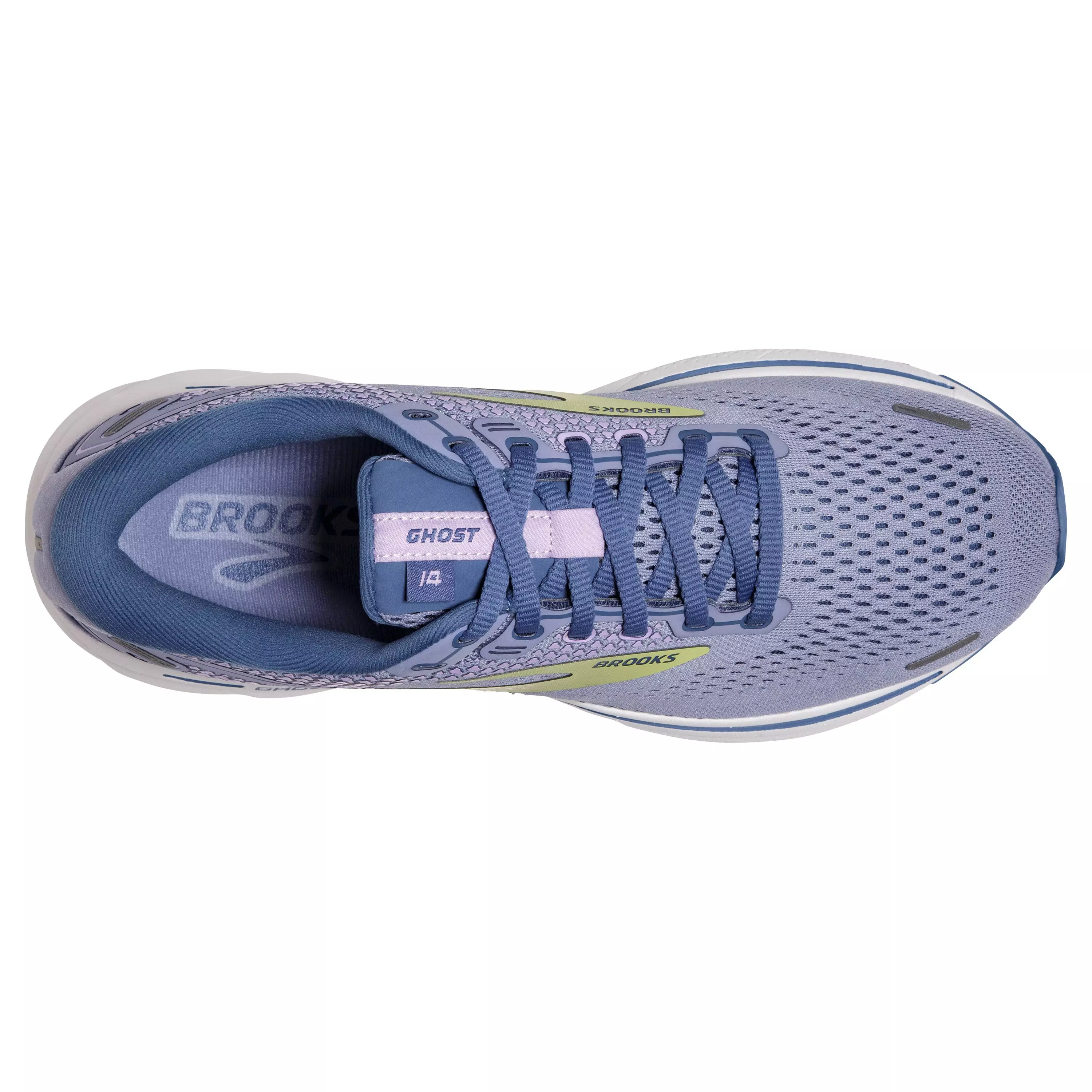 Brooks Ghost 14 "Light Purple/Navy/Lime" Women's Running Shoe - LT PURPLE/NAVY/LIME