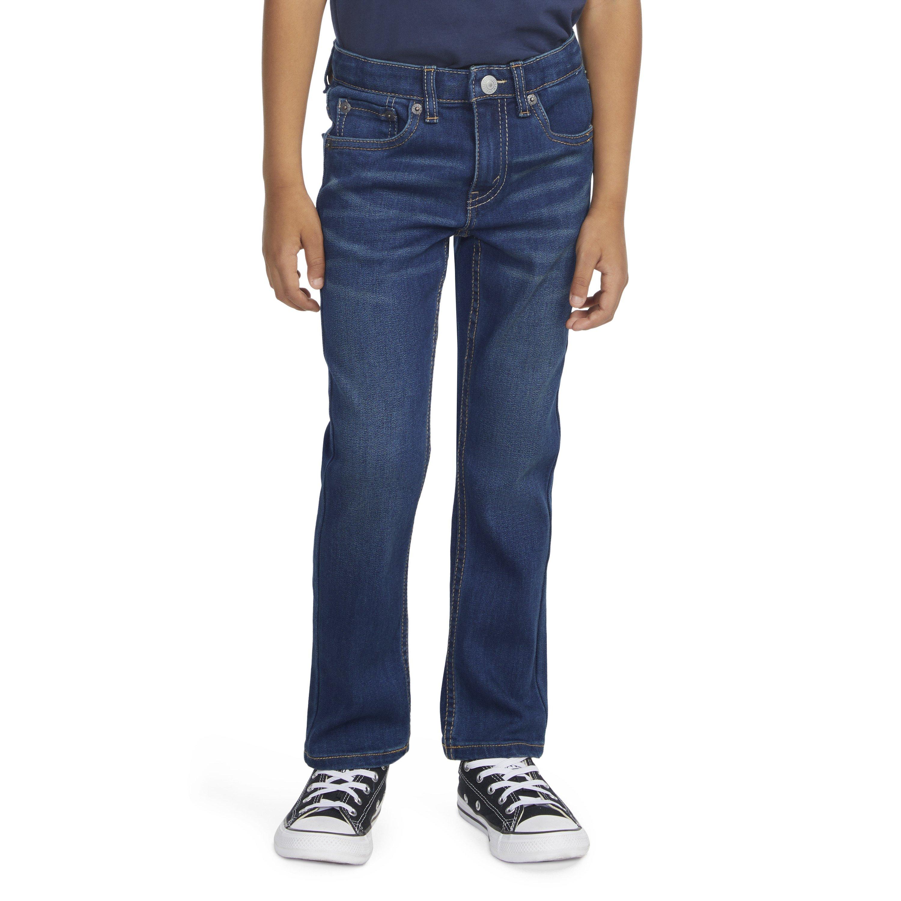 Levi's 511 Eco-Soft Performance Slim Fit Med Wash Little Boys' Resilient Blue Denim Jeans - RESILIENT BLUE Thumbnail View 1