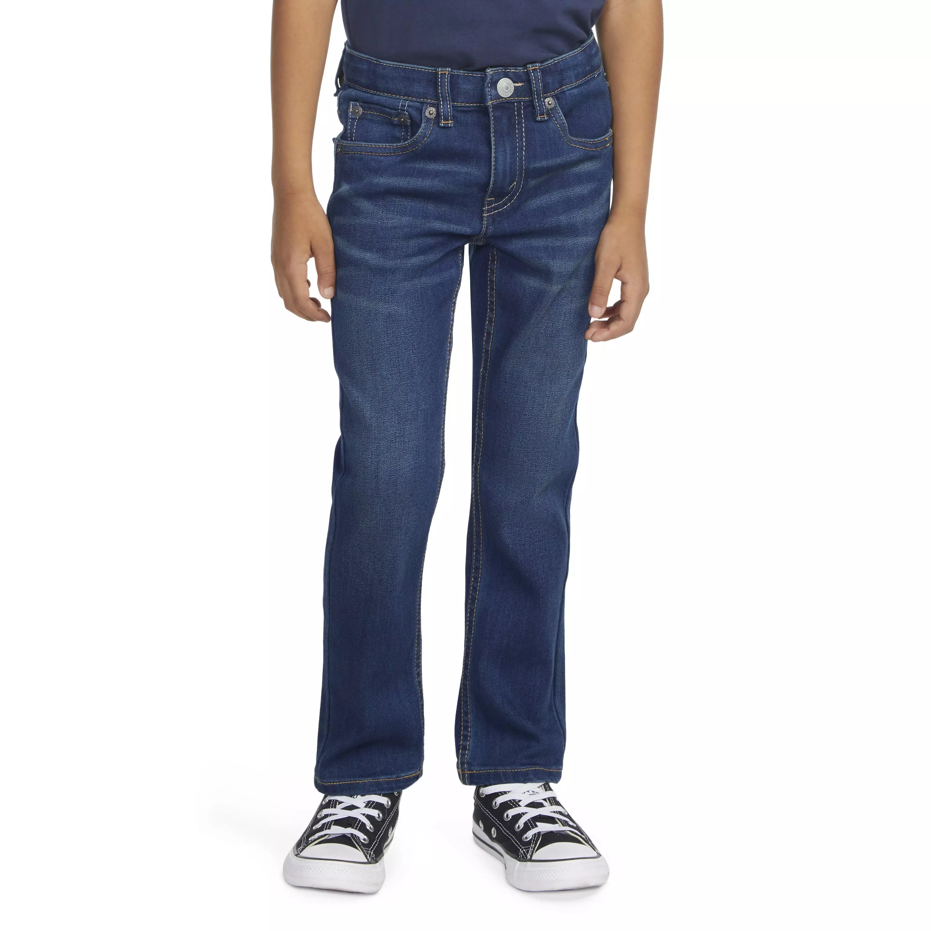 Levi's 511 Eco-Soft Performance Slim Fit Med Wash Little Boys' Resilient Blue Denim Jeans - RESILIENT BLUE
