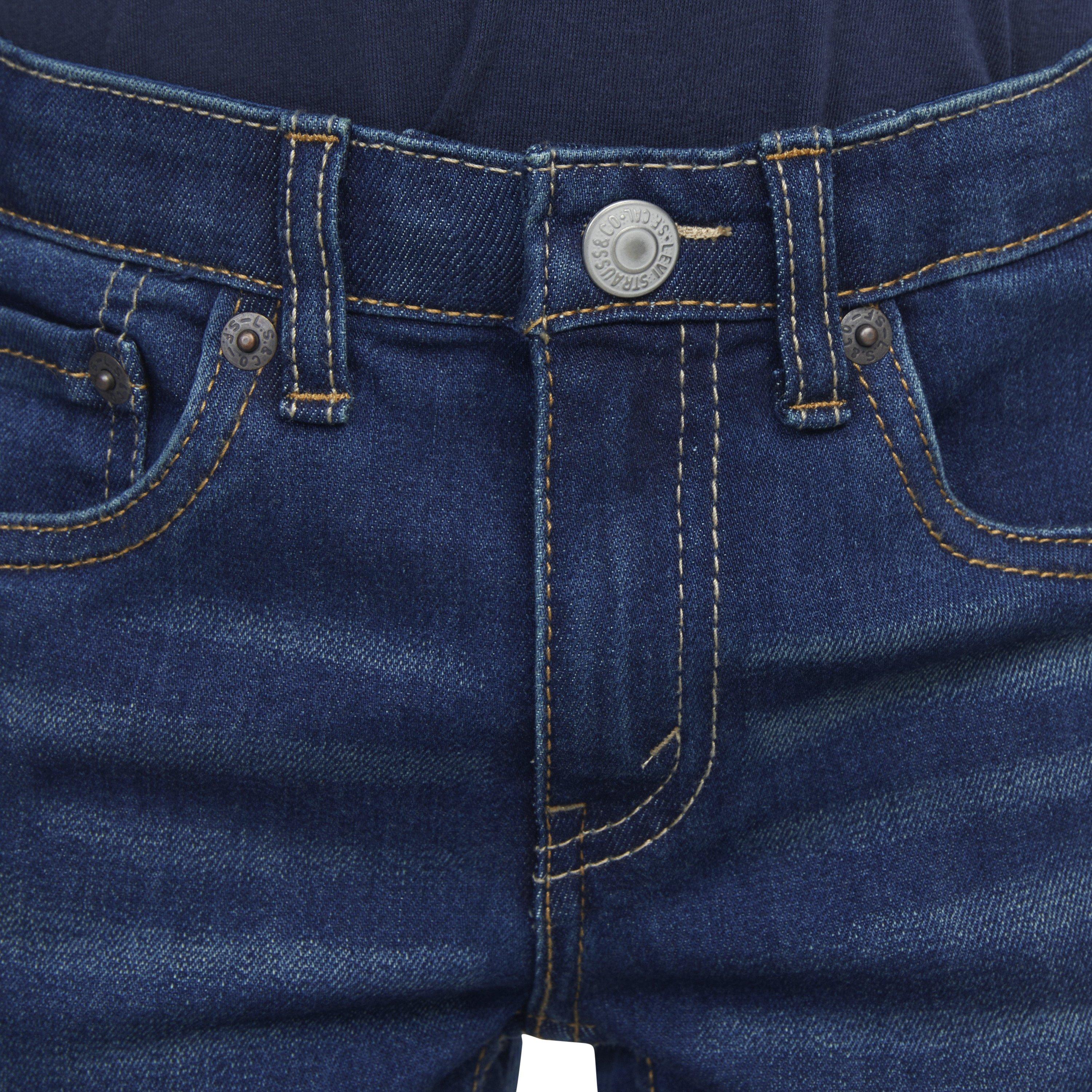 Levi's 511 Eco-Soft Performance Slim Fit Med Wash Little Boys' Resilient Blue Denim Jeans - RESILIENT BLUE Thumbnail View 4