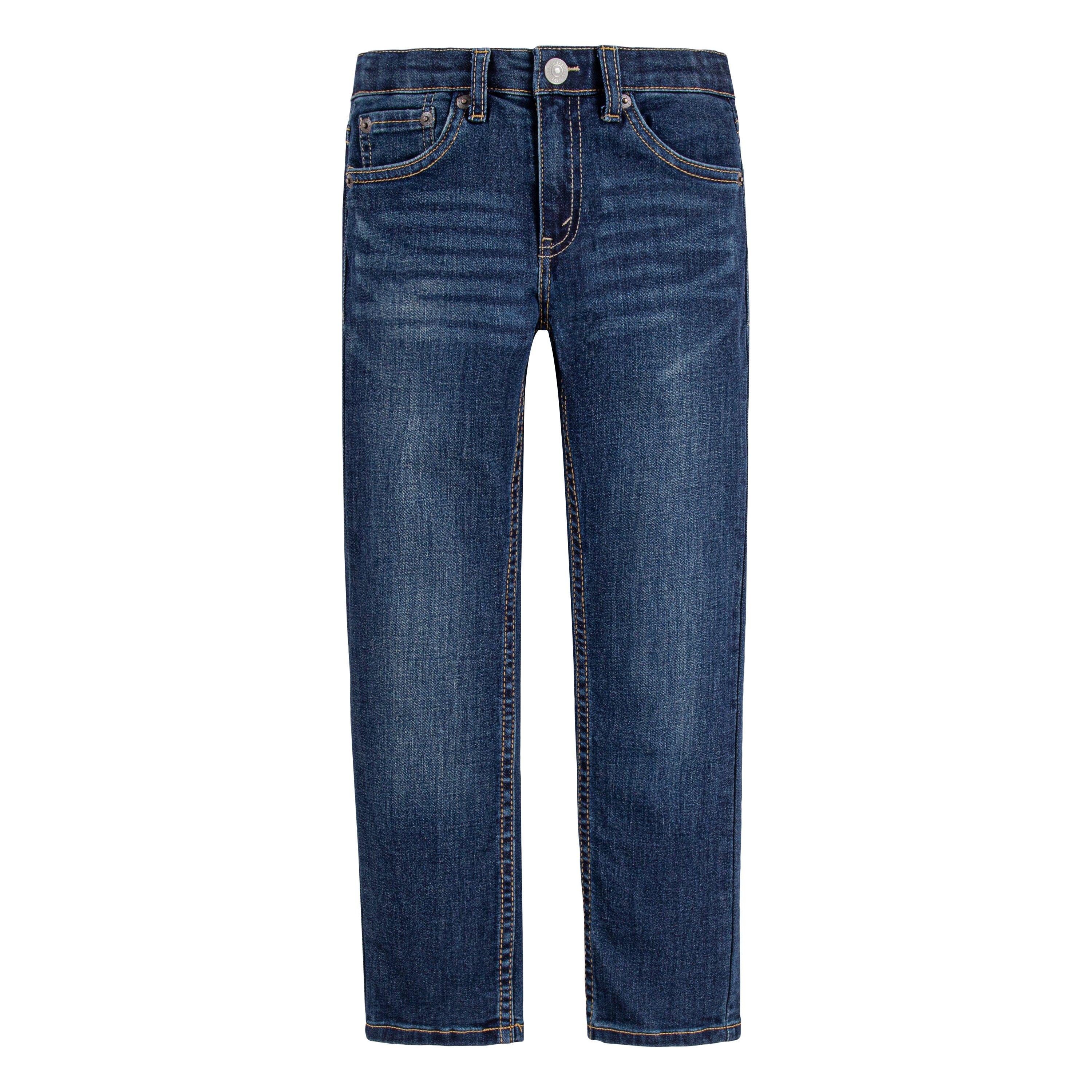 Levi's 511 Eco-Soft Performance Slim Fit Med Wash Little Boys' Resilient Denim Jeans - Blue - RESILIENT BLUE Thumbnail View 8