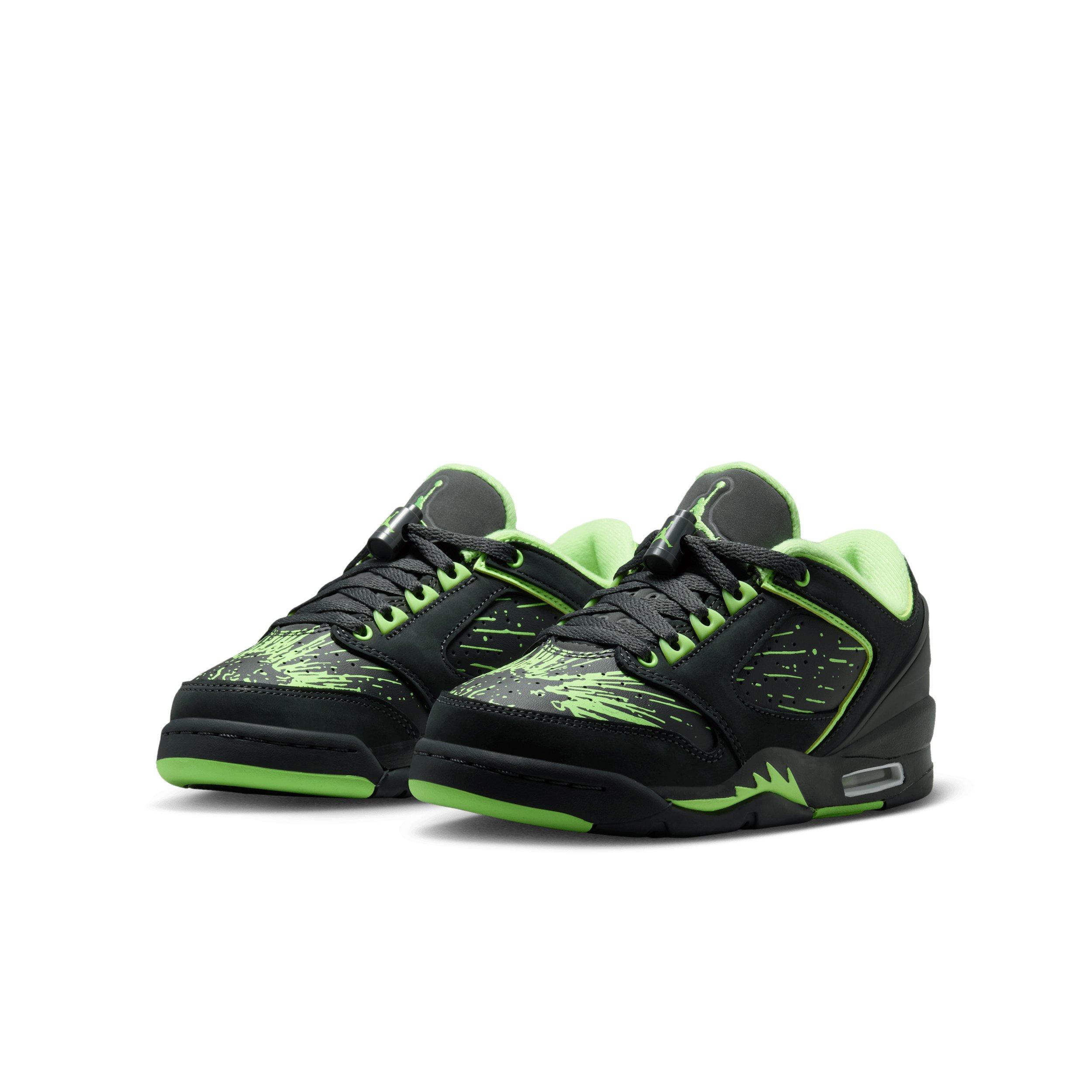 Jordan Sixty Plus Low "Anthracite/Lime Blast/Pink Blast/Anthracite" Grade School Boys' Shoe - ANTHRACITE/LIME/PINK/ANTHRACITE