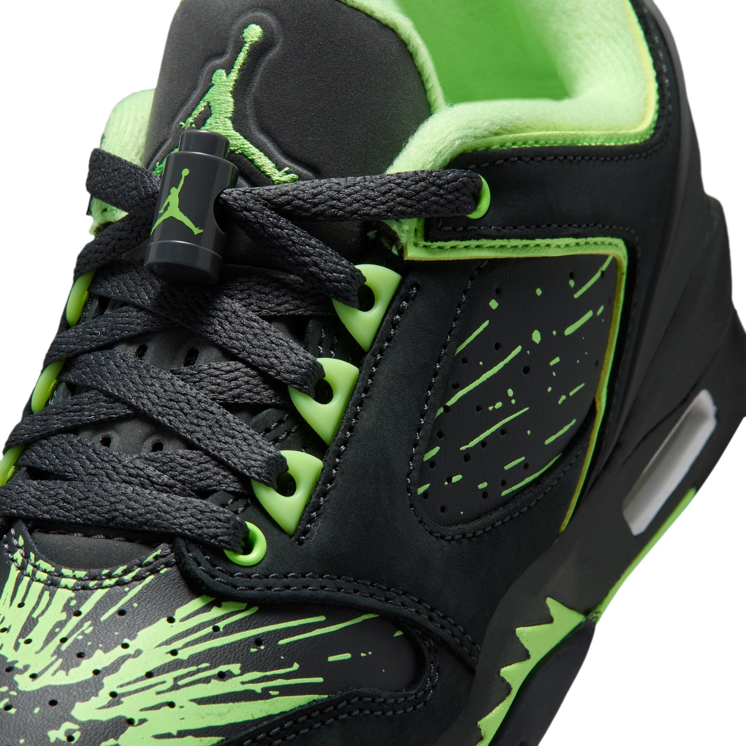 Jordan Sixty Plus Low "Anthracite/Lime Blast/Pink Blast/Anthracite" Grade School Boys' Shoe - ANTHRACITE/LIME/PINK/ANTHRACITE