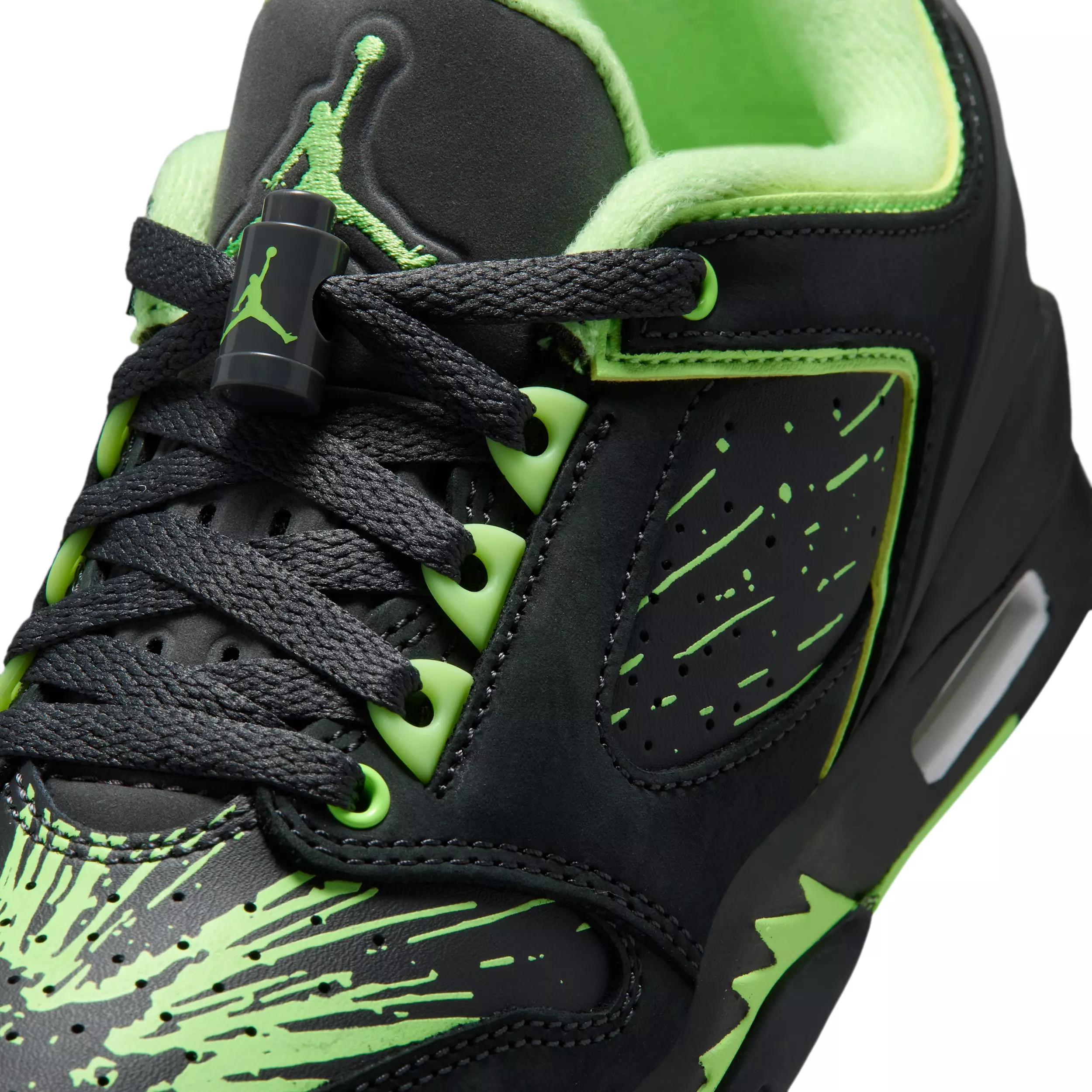 Jordan Sixty Plus Low "Anthracite/Lime Blast/Pink Blast/Anthracite" Grade School Boys' Shoe - ANTHRACITE/LIME/PINK/ANTHRACITE