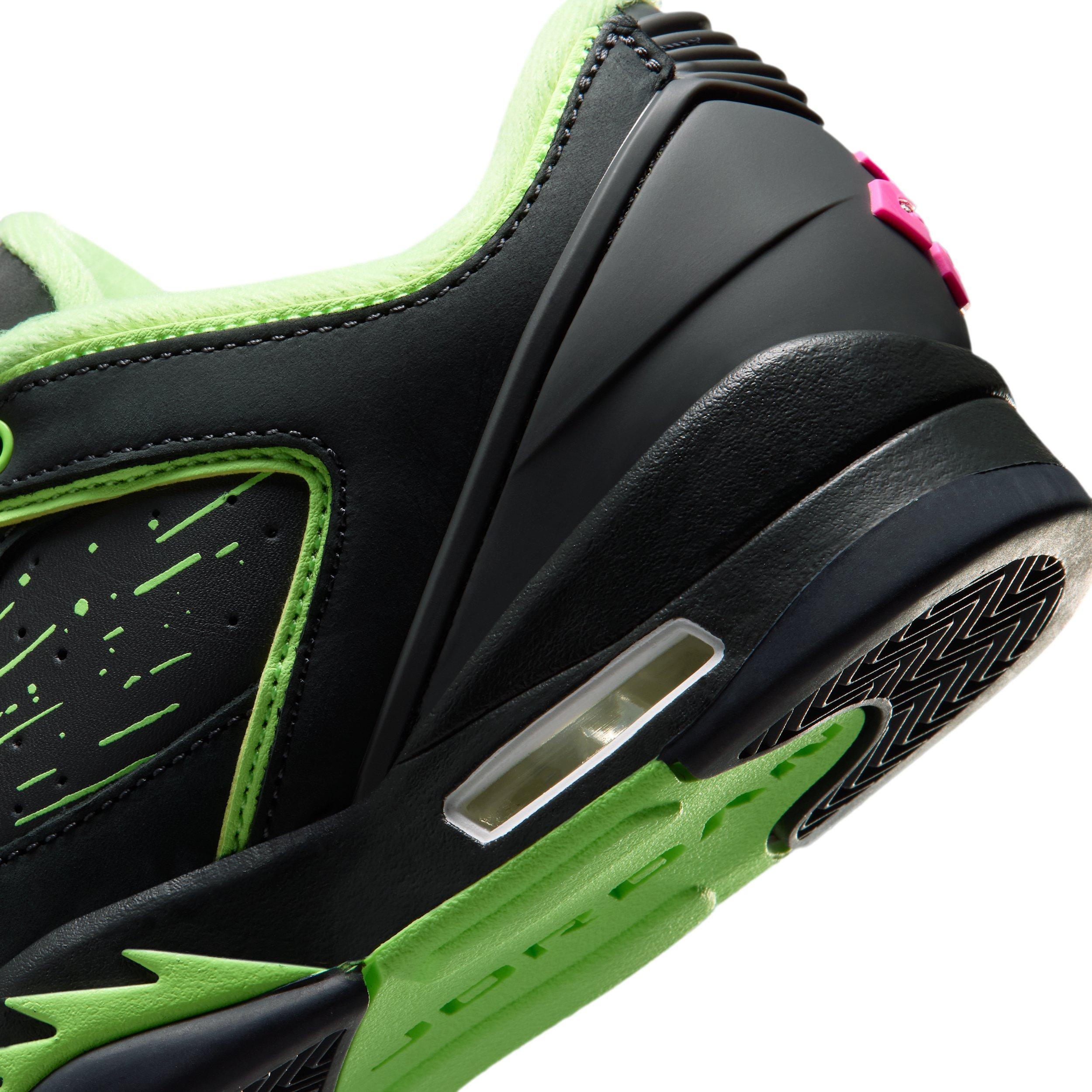 Jordan Sixty Plus Low "Anthracite/Lime Blast/Pink Blast/Anthracite" Grade School Boys' Shoe - ANTHRACITE/LIME/PINK/ANTHRACITE