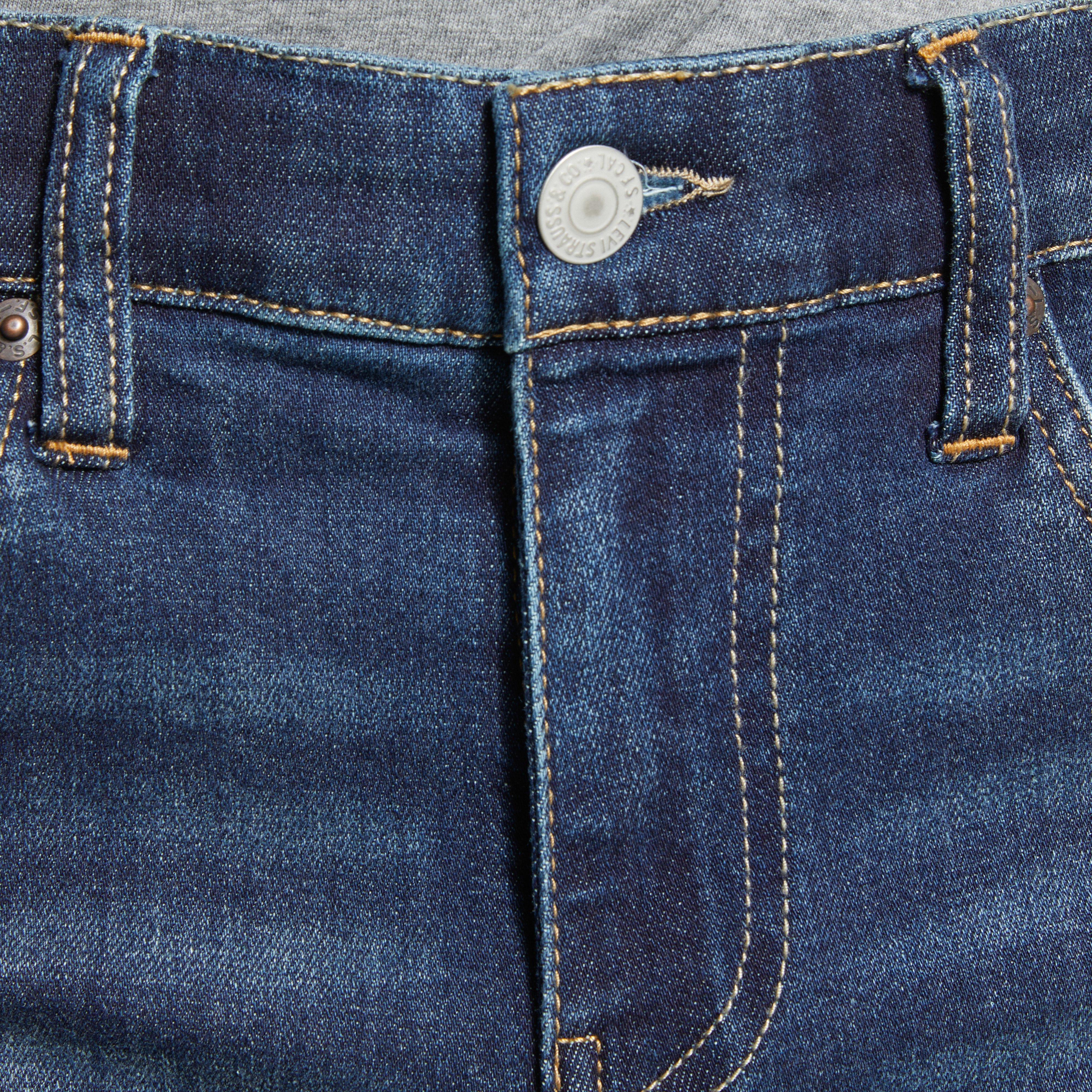 Levi's 511 Eco-Soft Performance Slim Fit Med Wash Big Boys' Resilient Blue Denim Jeans - RESILIENT BLUE Thumbnail View 4