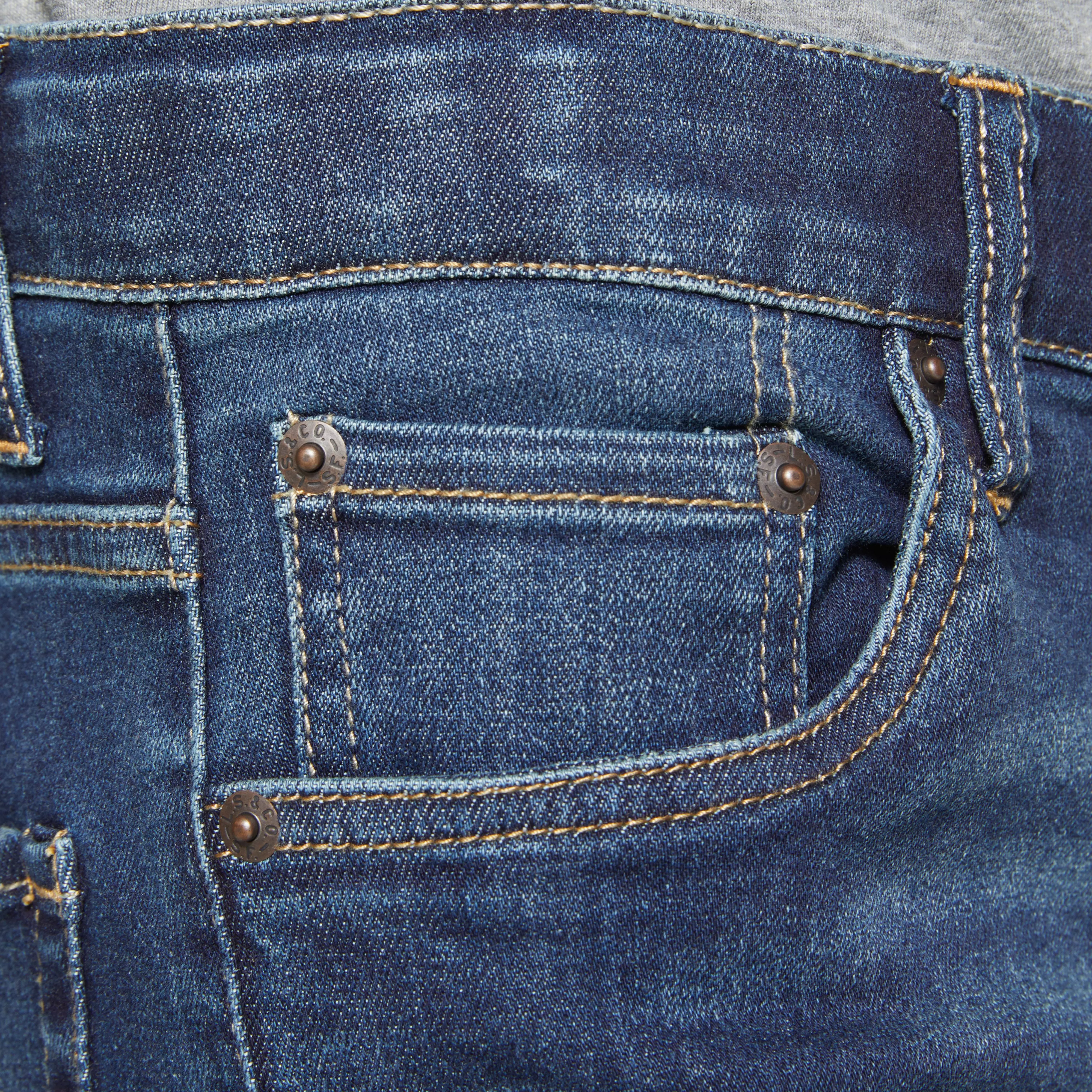 Levi's Big Boys' 511 Eco-Soft Performance Slim Fit Med Wash Resilient Blue Denim Jeans - RESILIENT BLUE