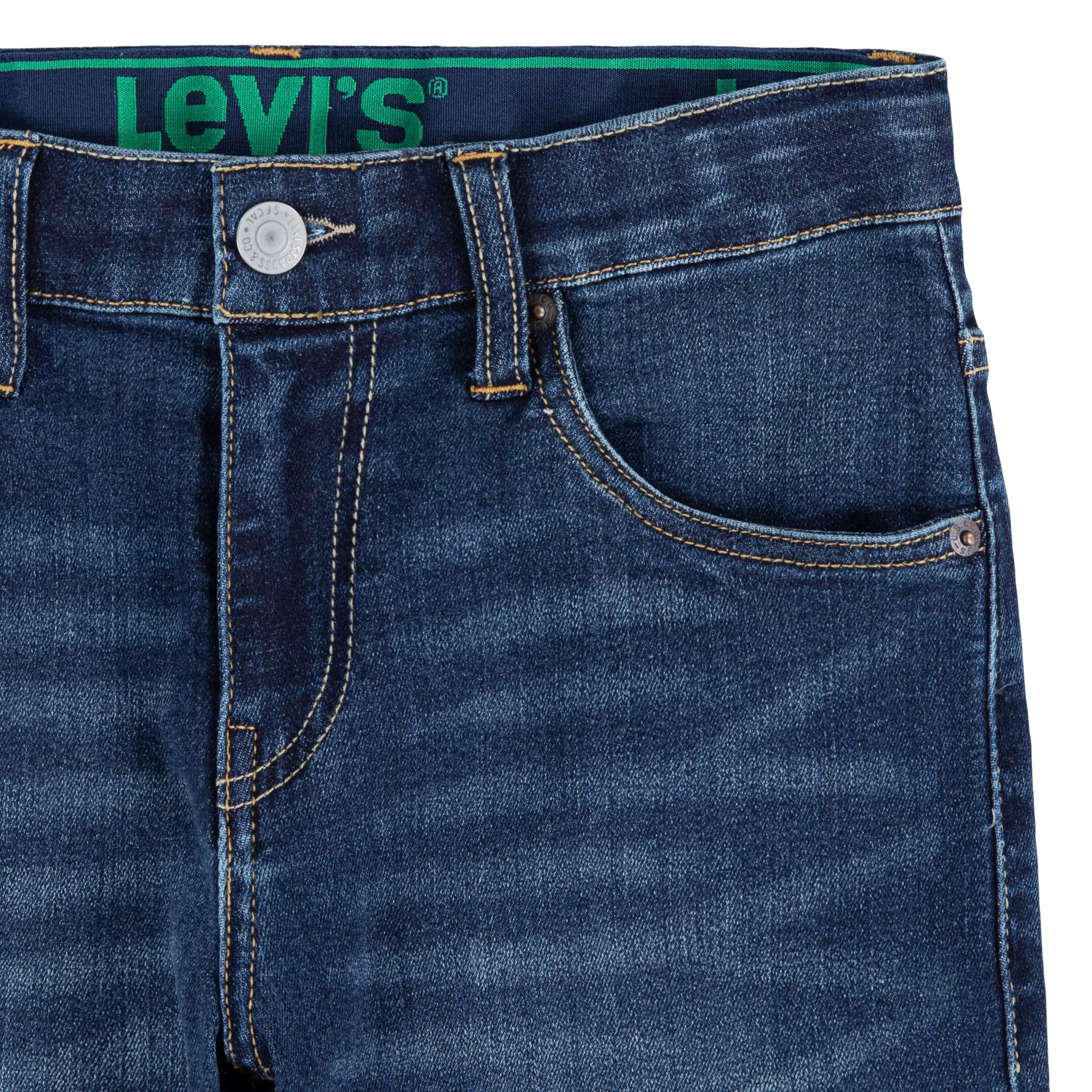 Levi's 511 Eco-Soft Performance Slim Fit Med Wash Big Boys' Resilient Blue Denim Jeans - RESILIENT BLUE