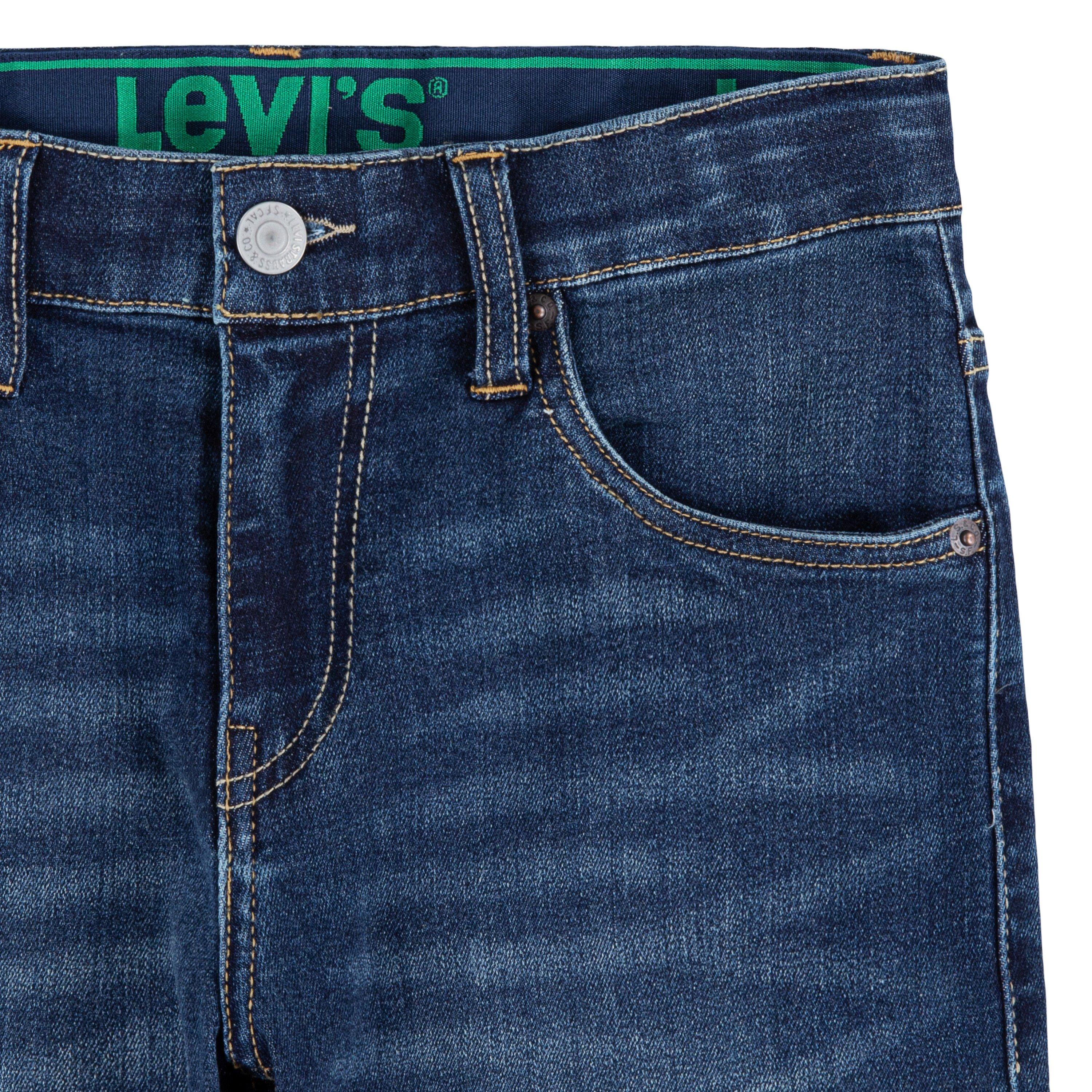 Levi's Big Boys' 511 Eco-Soft Performance Slim Fit Med Wash Resilient Blue Denim Jeans - RESILIENT BLUE Thumbnail View 7