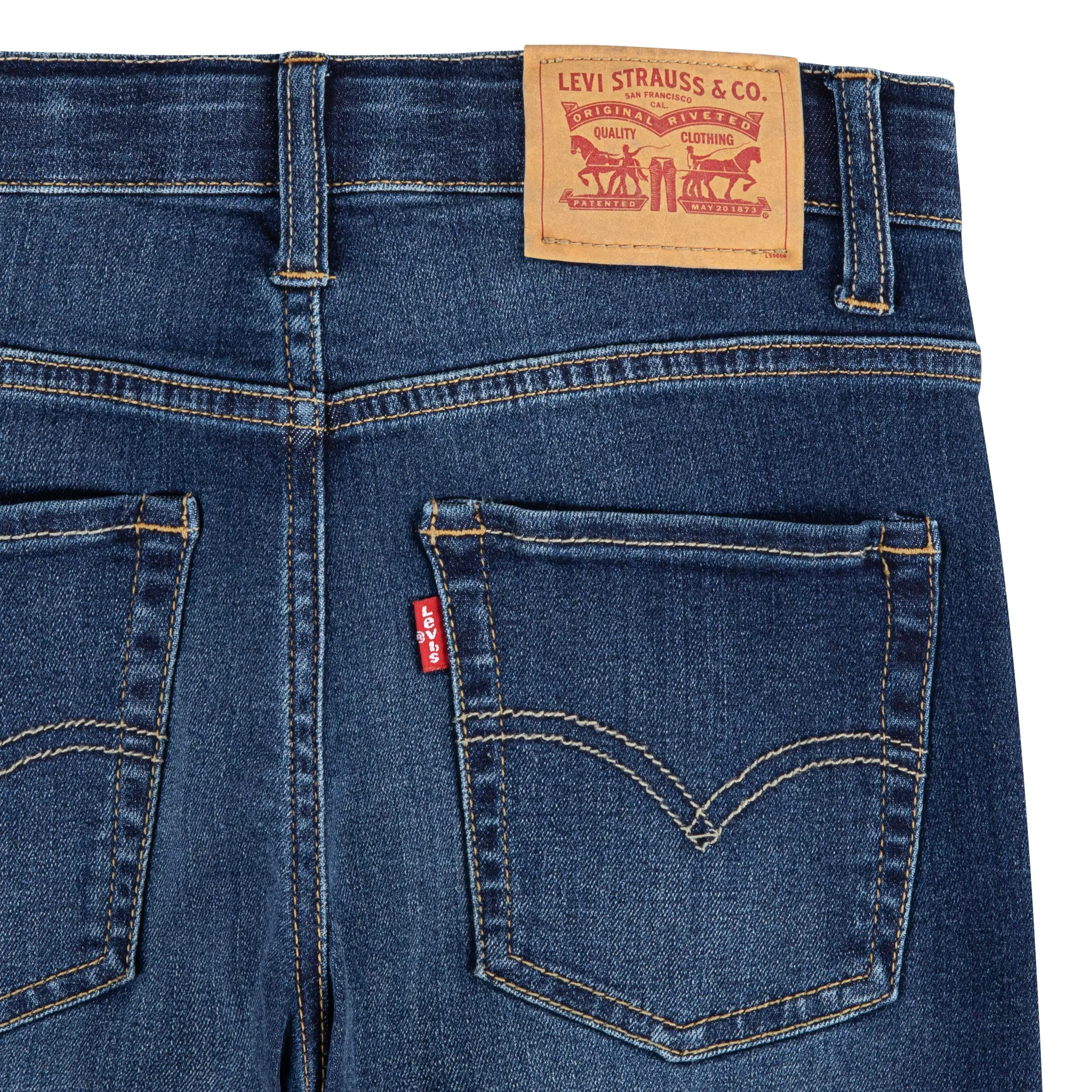 Levi's 511 Eco-Soft Performance Slim Fit Med Wash Big Boys' Resilient Blue Denim Jeans - RESILIENT BLUE