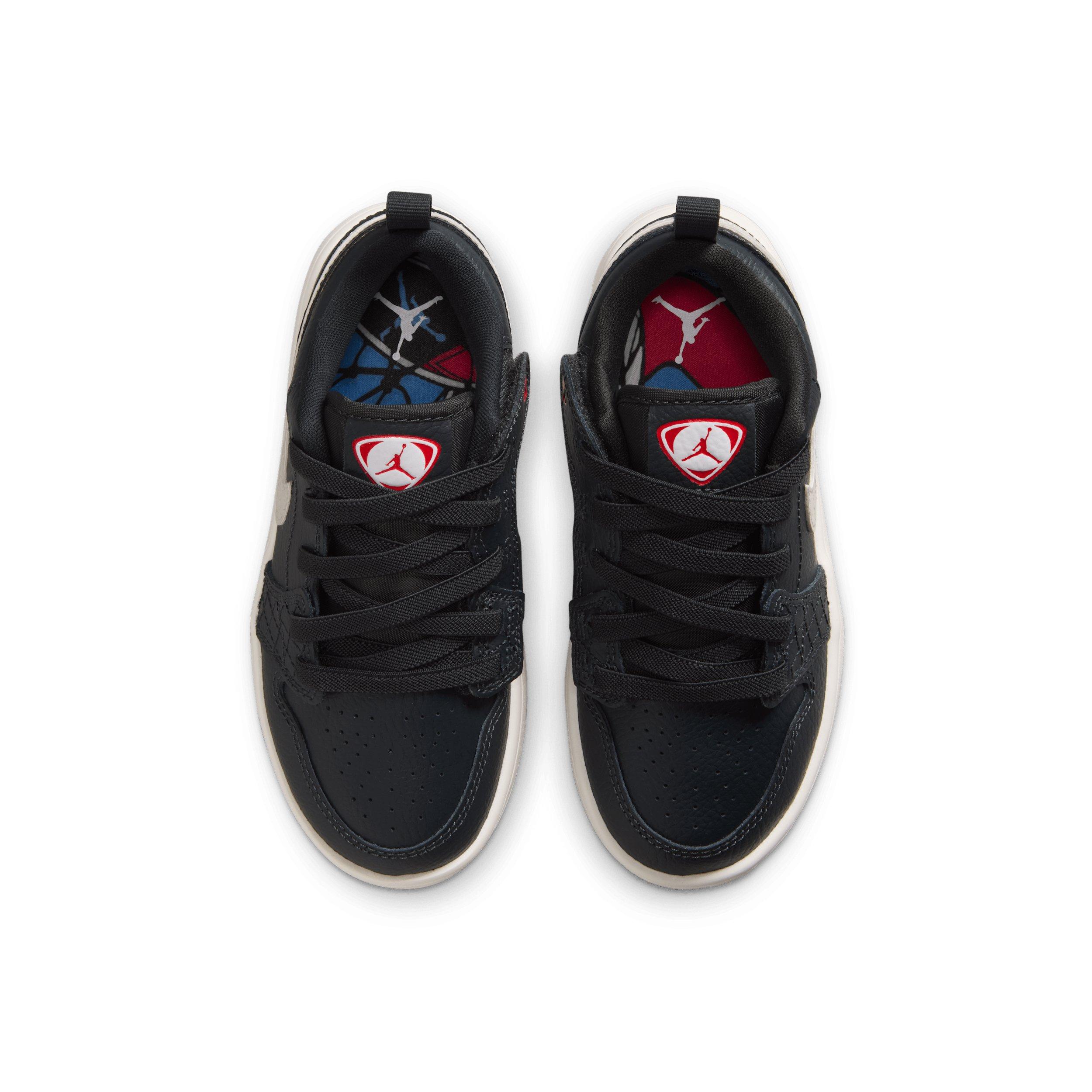 Jordan 1 Low Alt "Off Noir/University Red/Game Royal/Sail" Preschool Boys' Shoe - OFF NOIR/RED/ROYAL/SAIL Thumbnail View 4