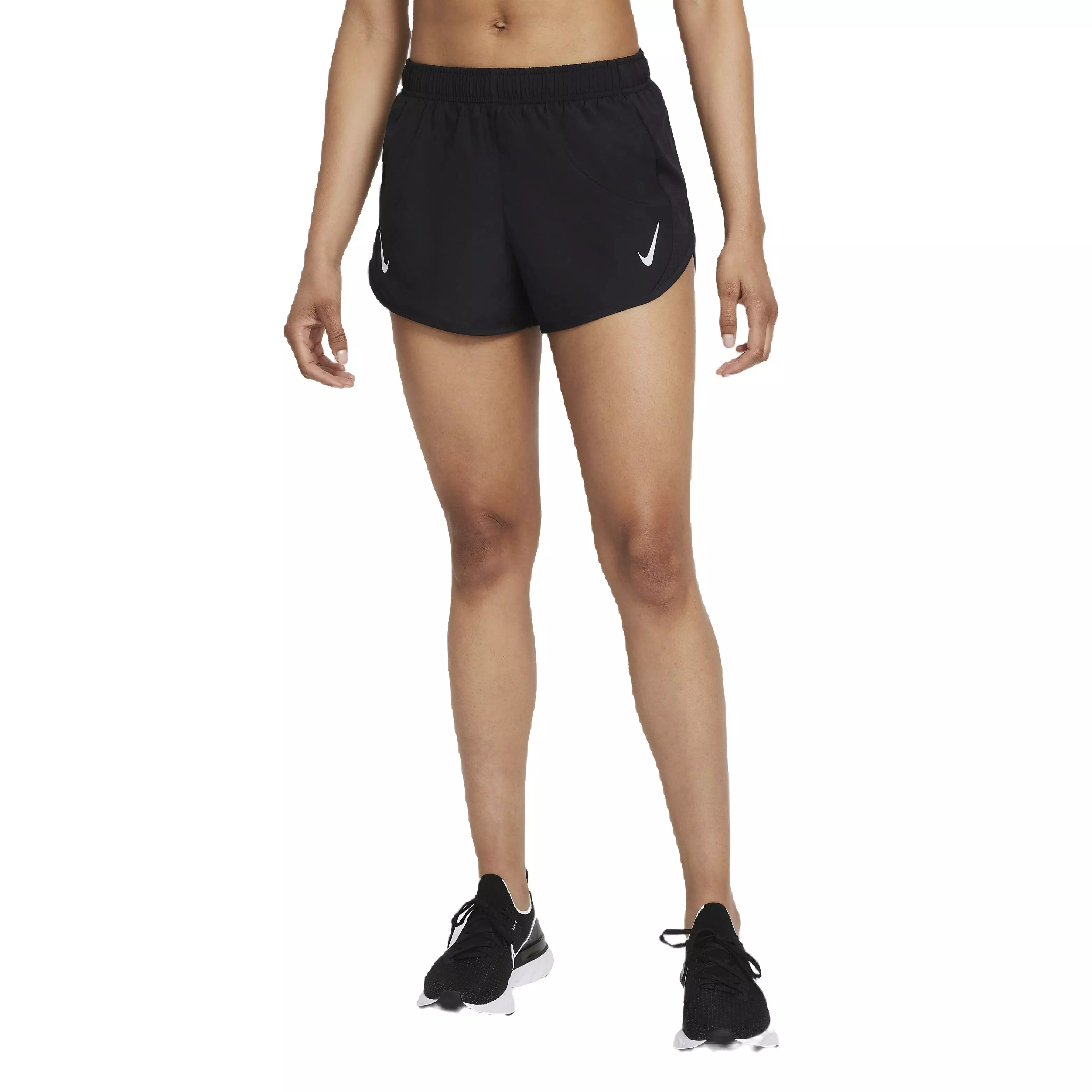Nike Women's Fast Dri-FIT Brief-Lined Tempo Running Shorts - BLACK