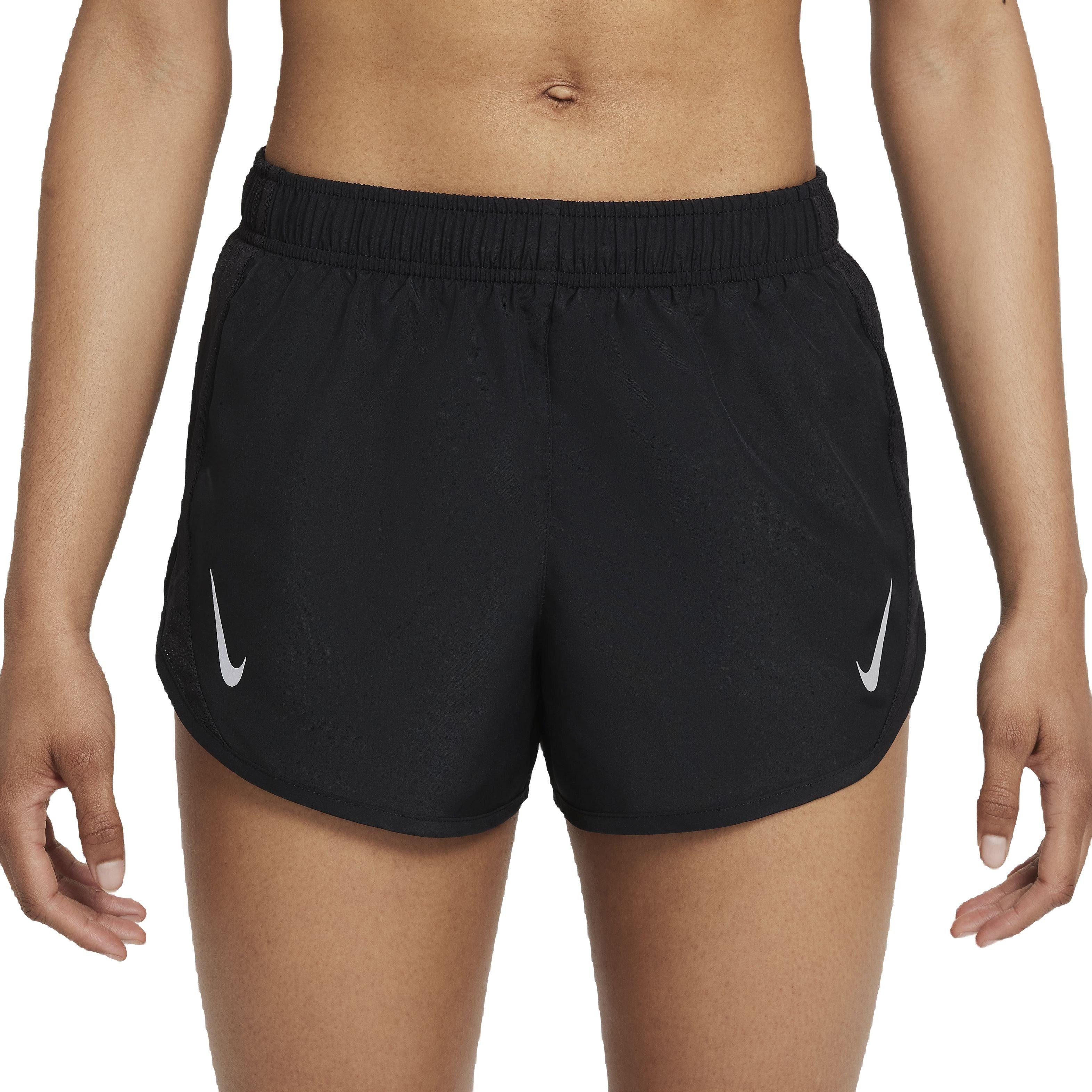 Nike Women's Fast Dri-FIT Brief-Lined Tempo Running Shorts - BLACK Thumbnail View 2